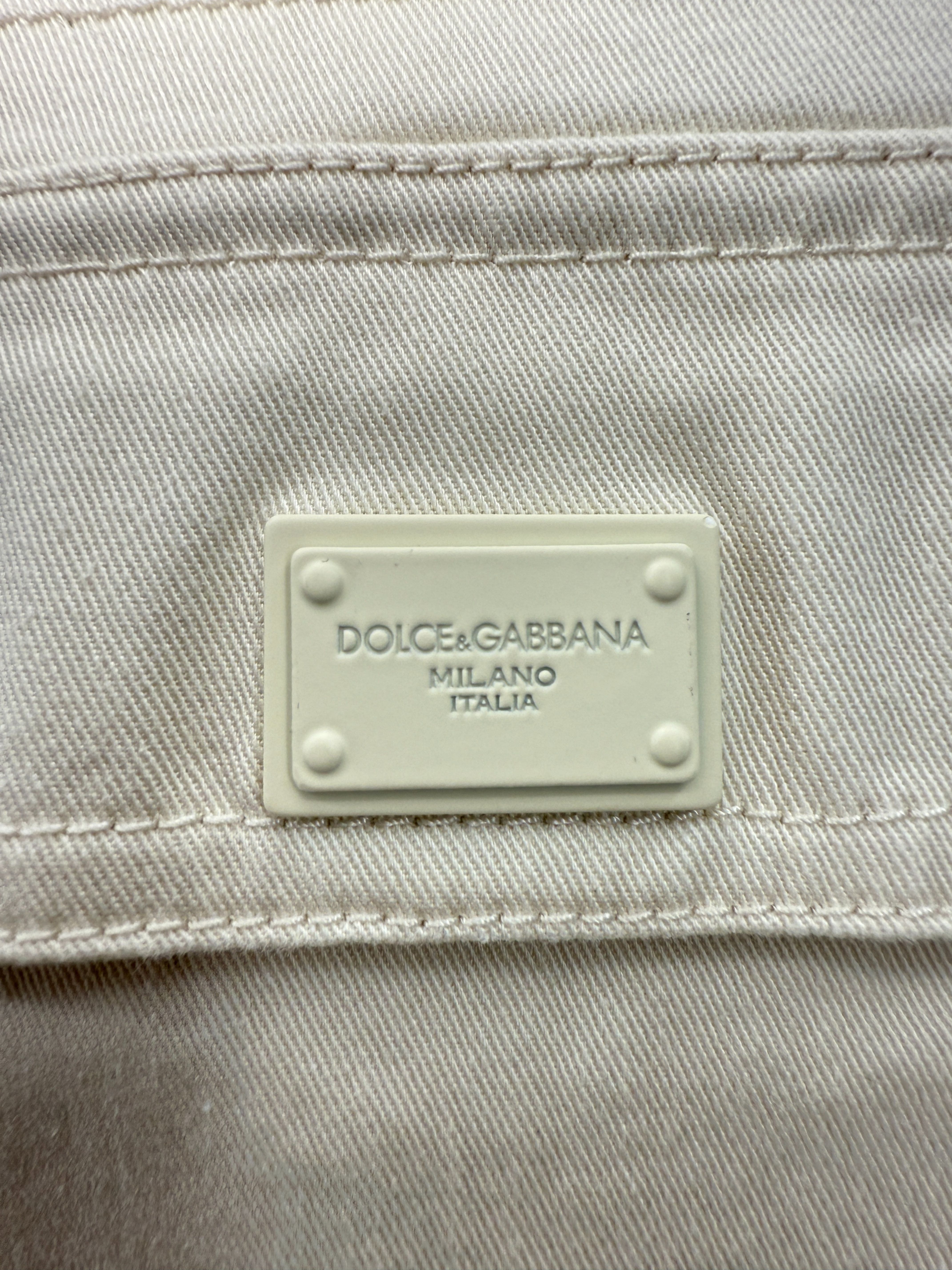 Dolce & Gabbana Cotton Shirt - Cream (Unused) Dolce & Gabbana