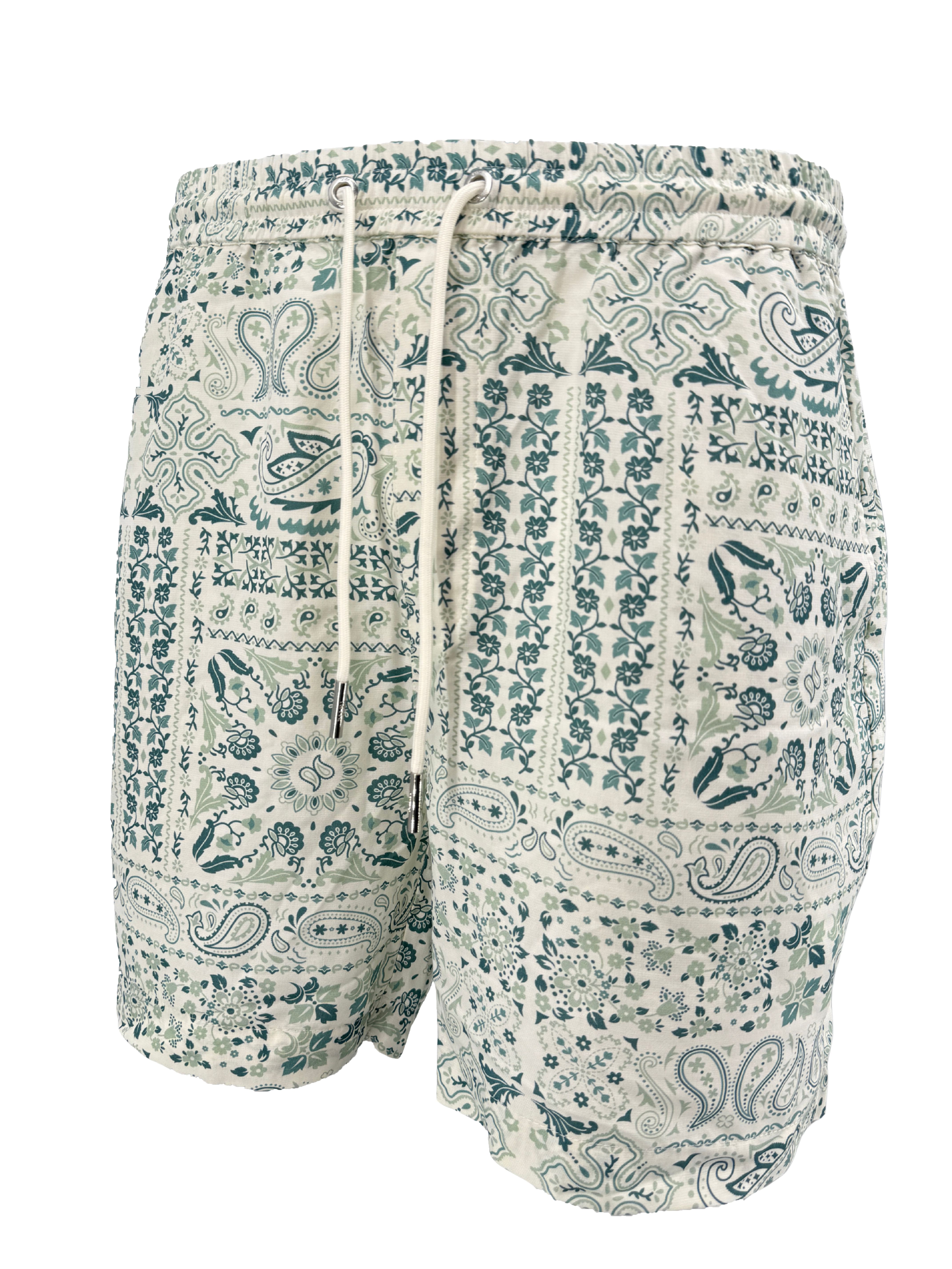 KITH Silk Bandana Shorts - White KITH
