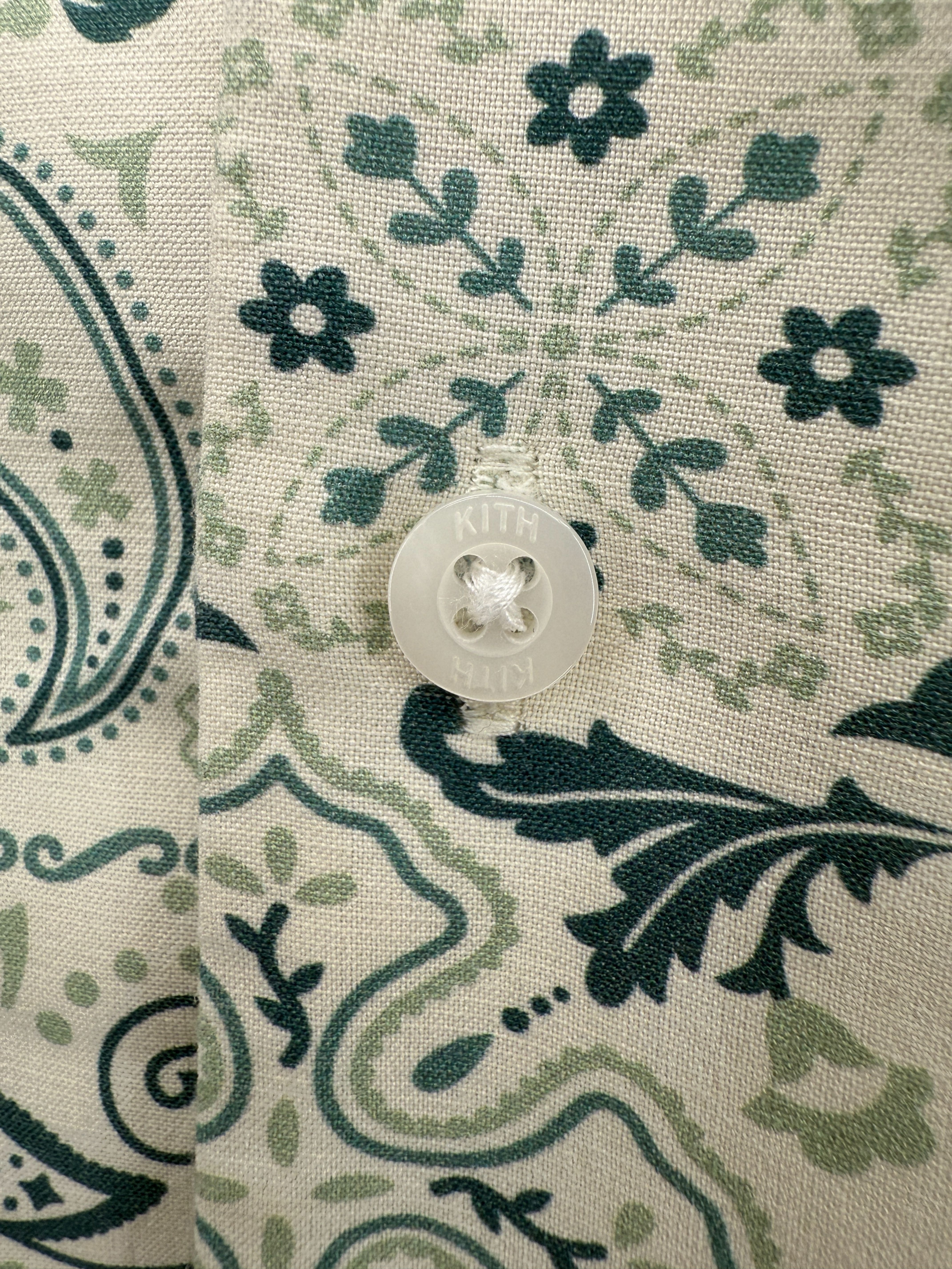 KITH Silk Bandana Shirt - White KITH