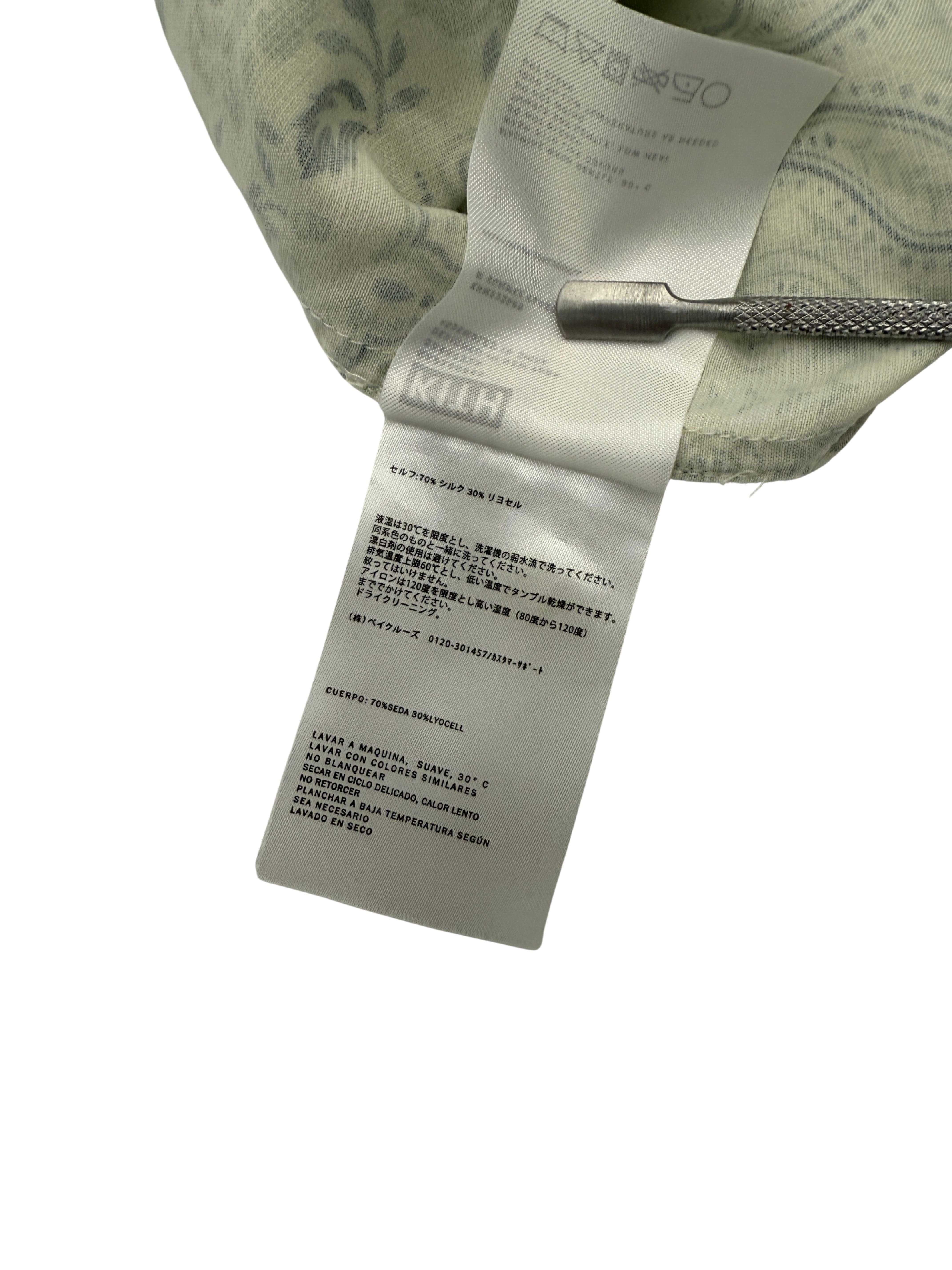KITH Silk Bandana Shirt - White KITH