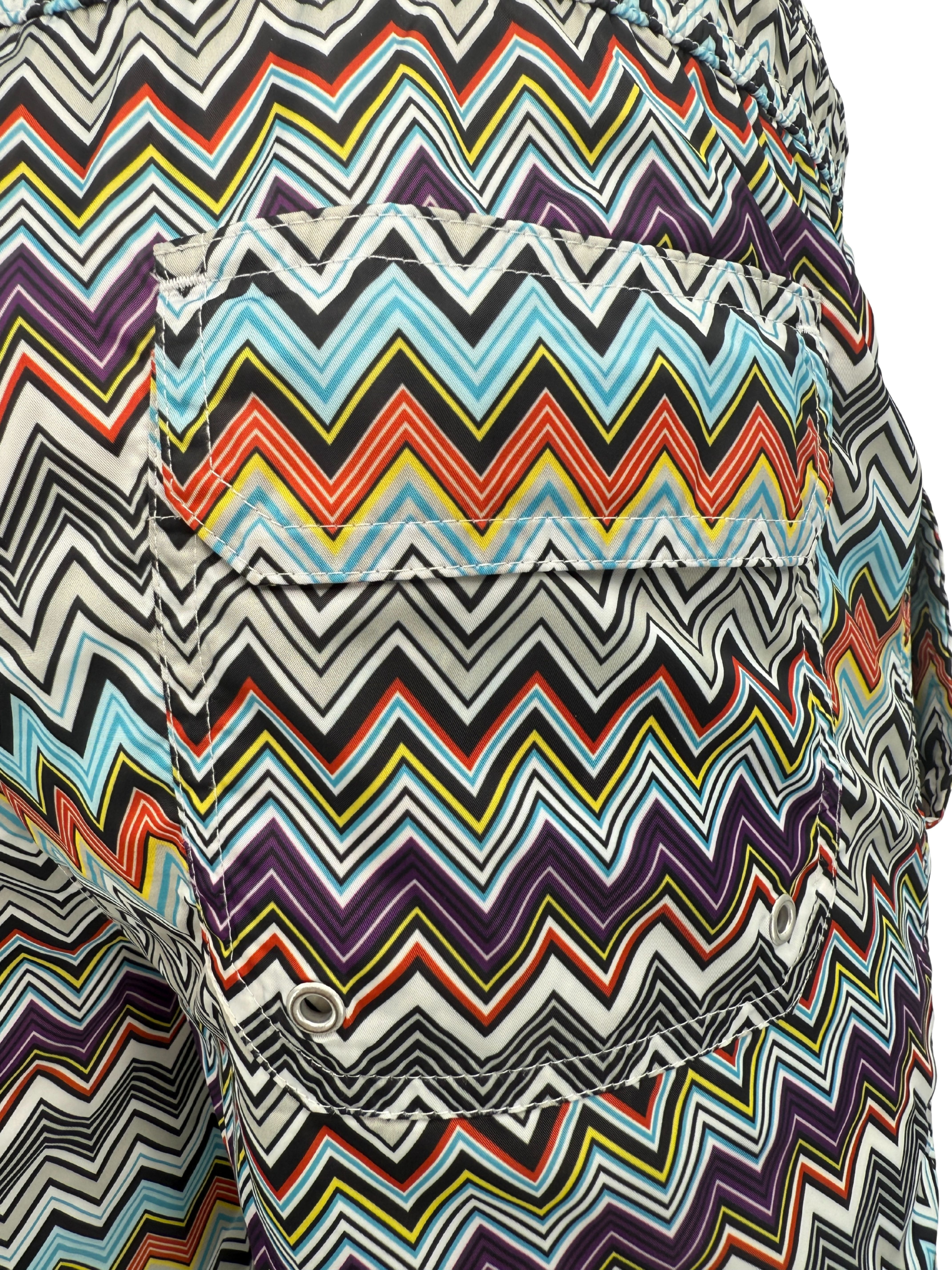 Missoni Zigzag Swim Shorts - Grey Missoni