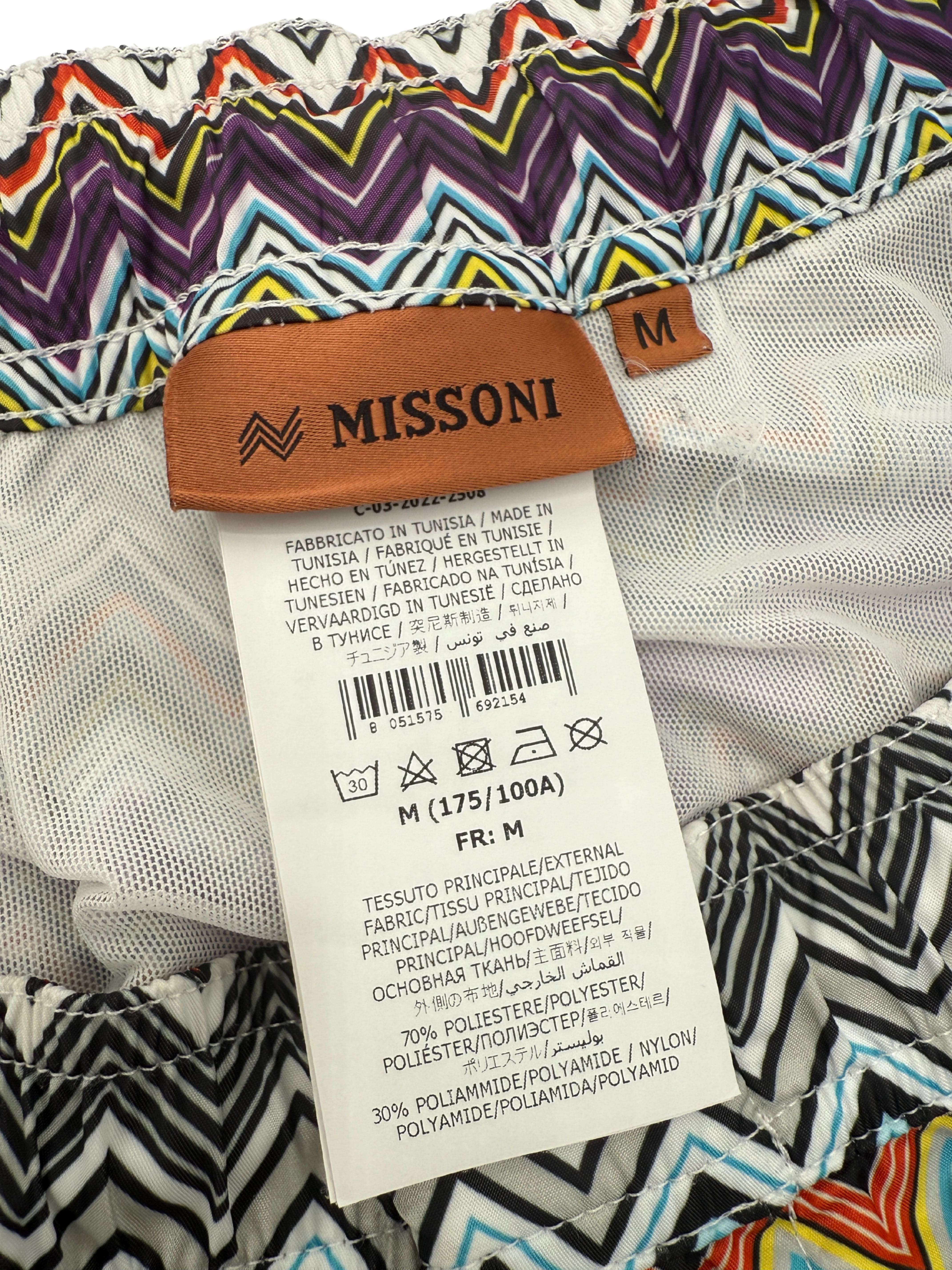 Missoni Zigzag Swim Shorts - Grey Missoni