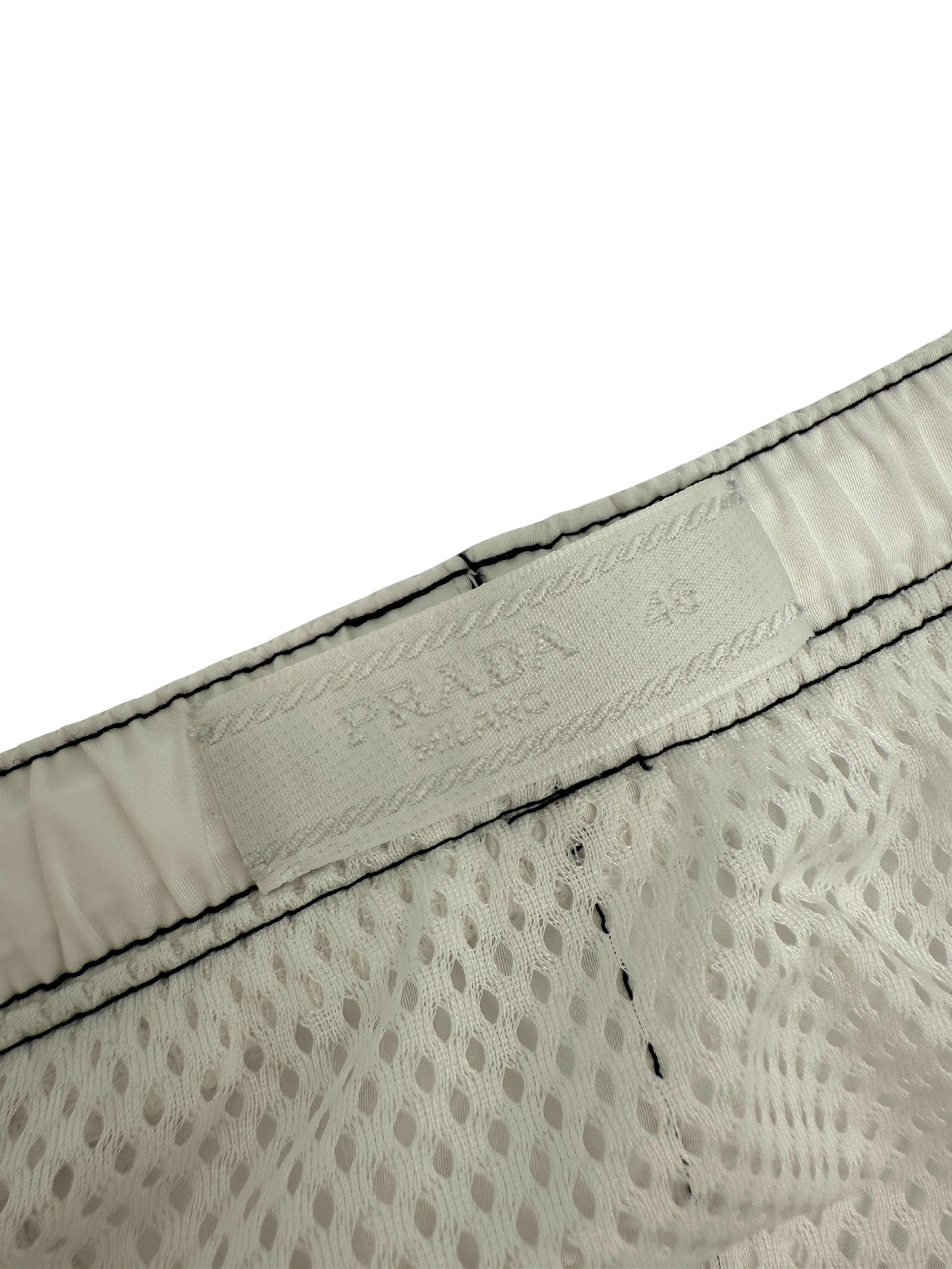 Prada Re-Nylon Swim Shorts - White