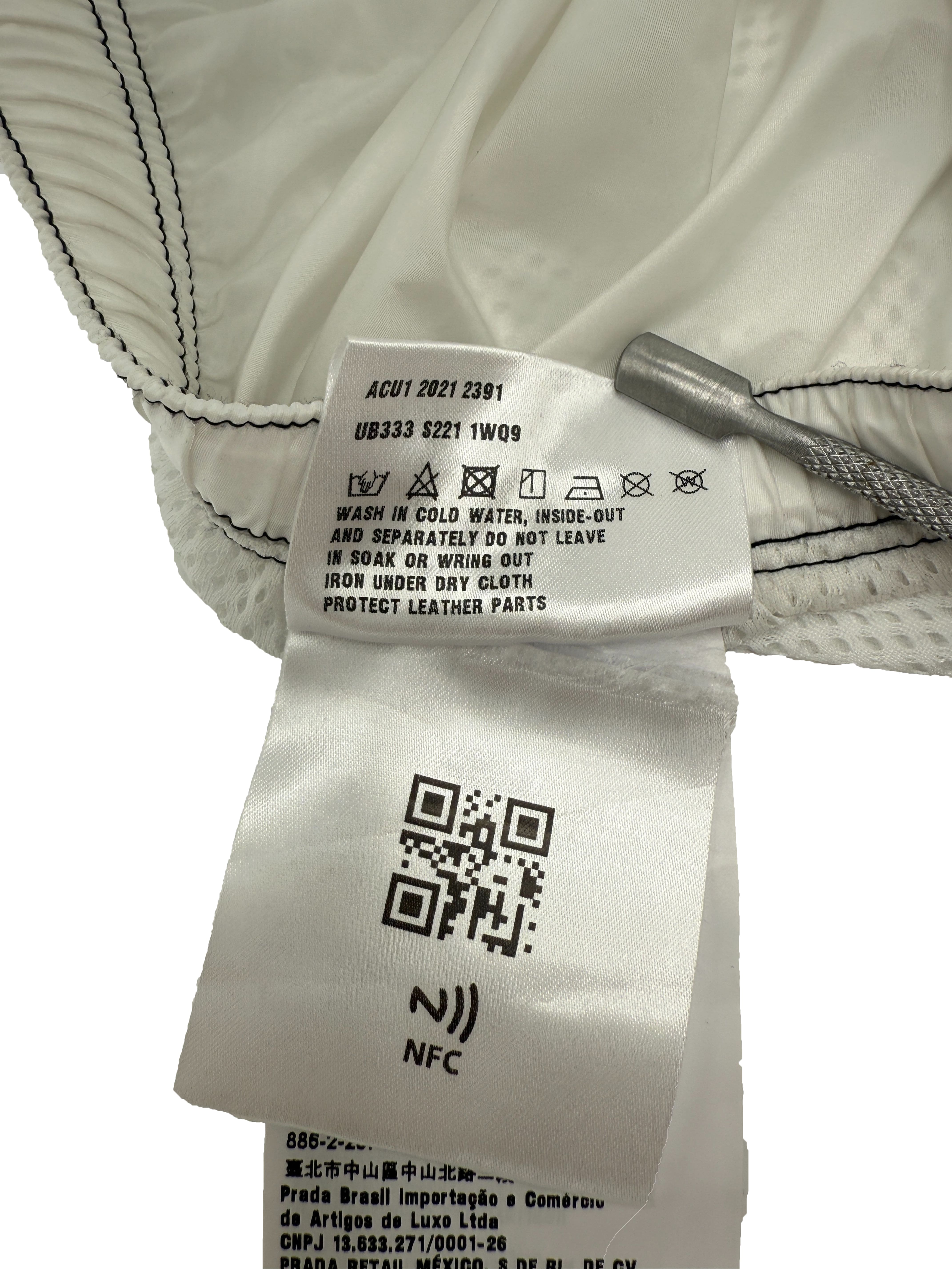 Prada Re-Nylon Swim Shorts - White