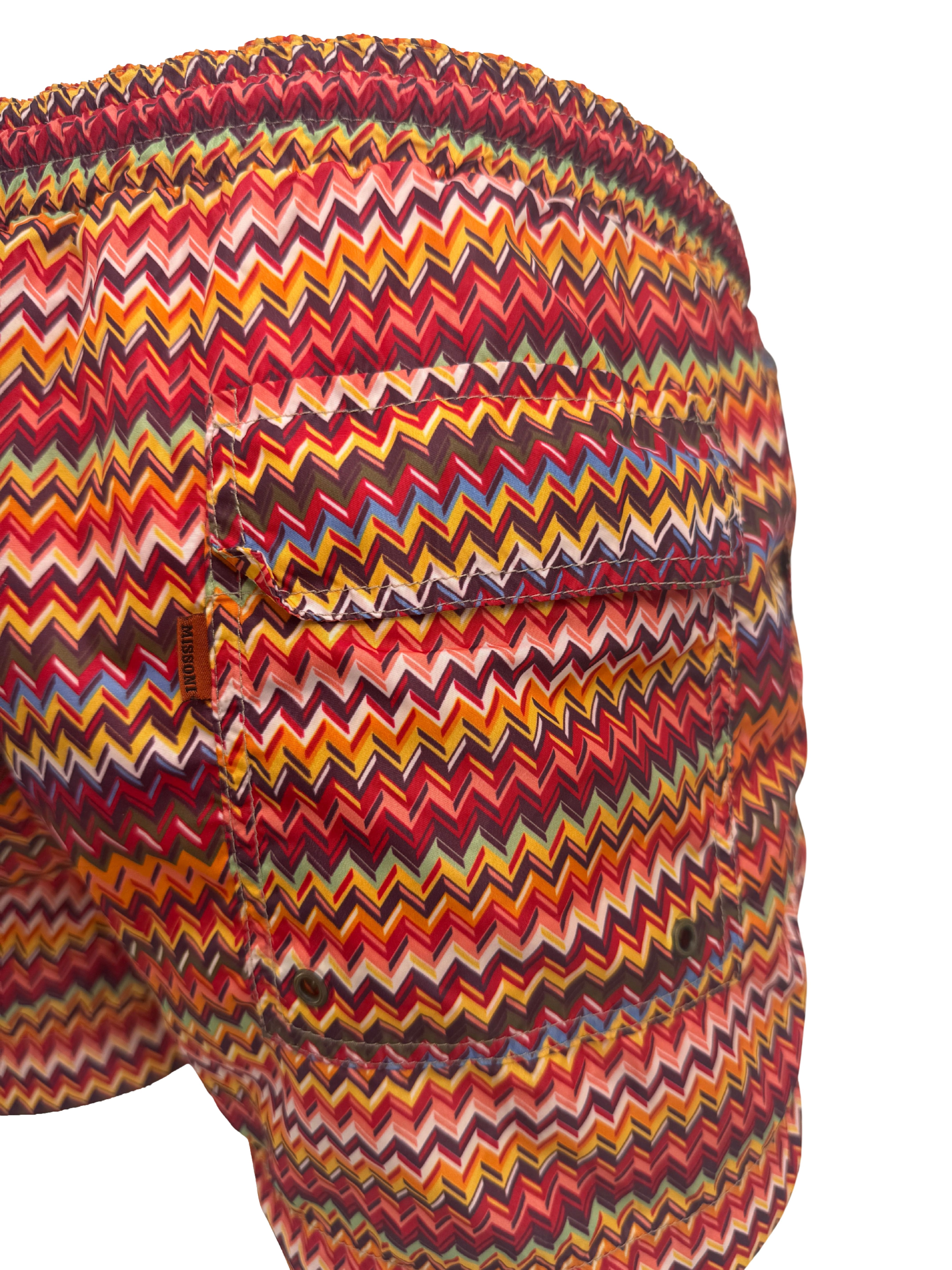 Missoni ZigZag Swim Shorts - Orange Missoni