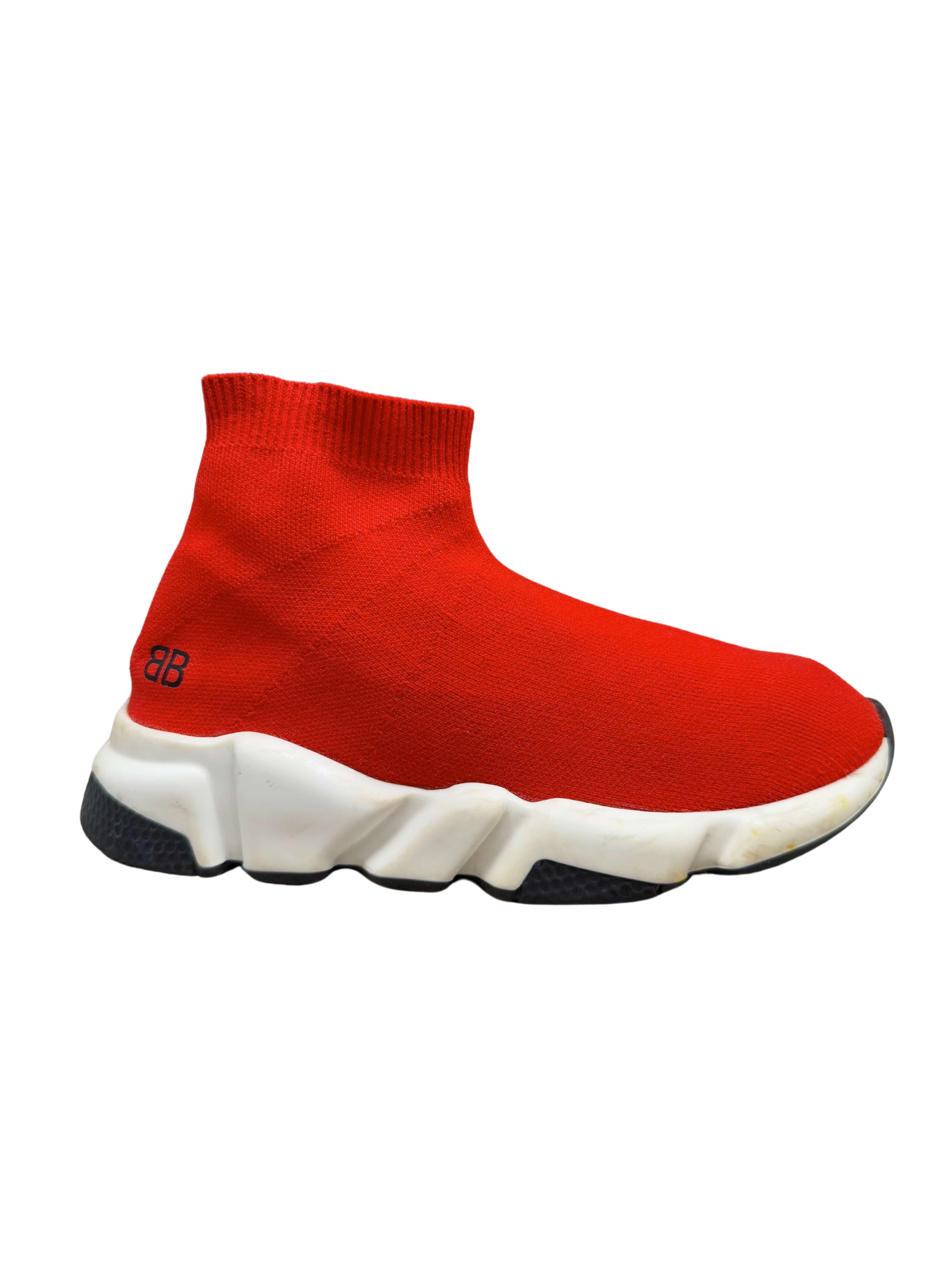 WOMENS - Balenciaga Speed Trainers - Red
