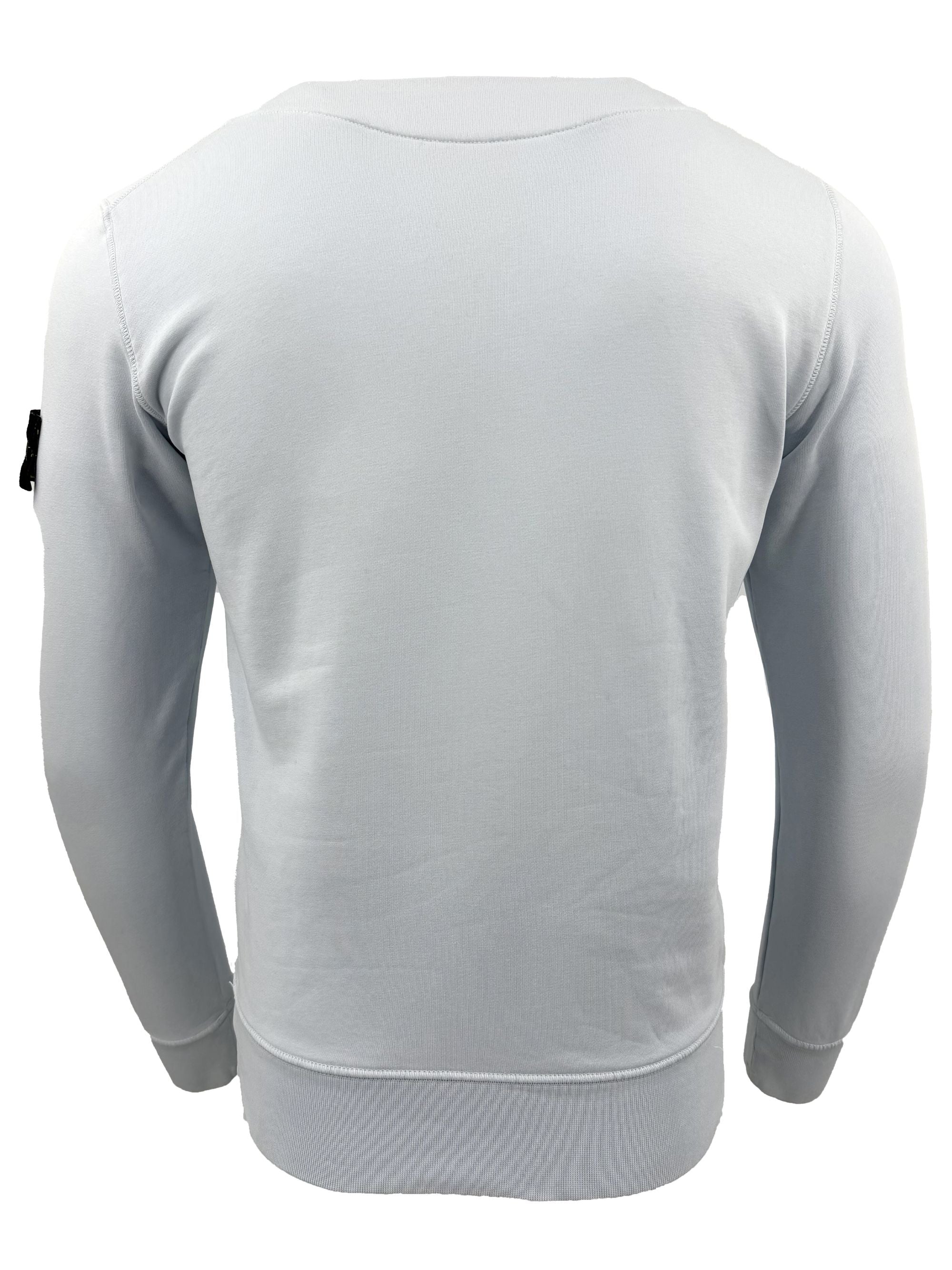 Stone Island Badge Sweatshirt - Light Blue Stone Island