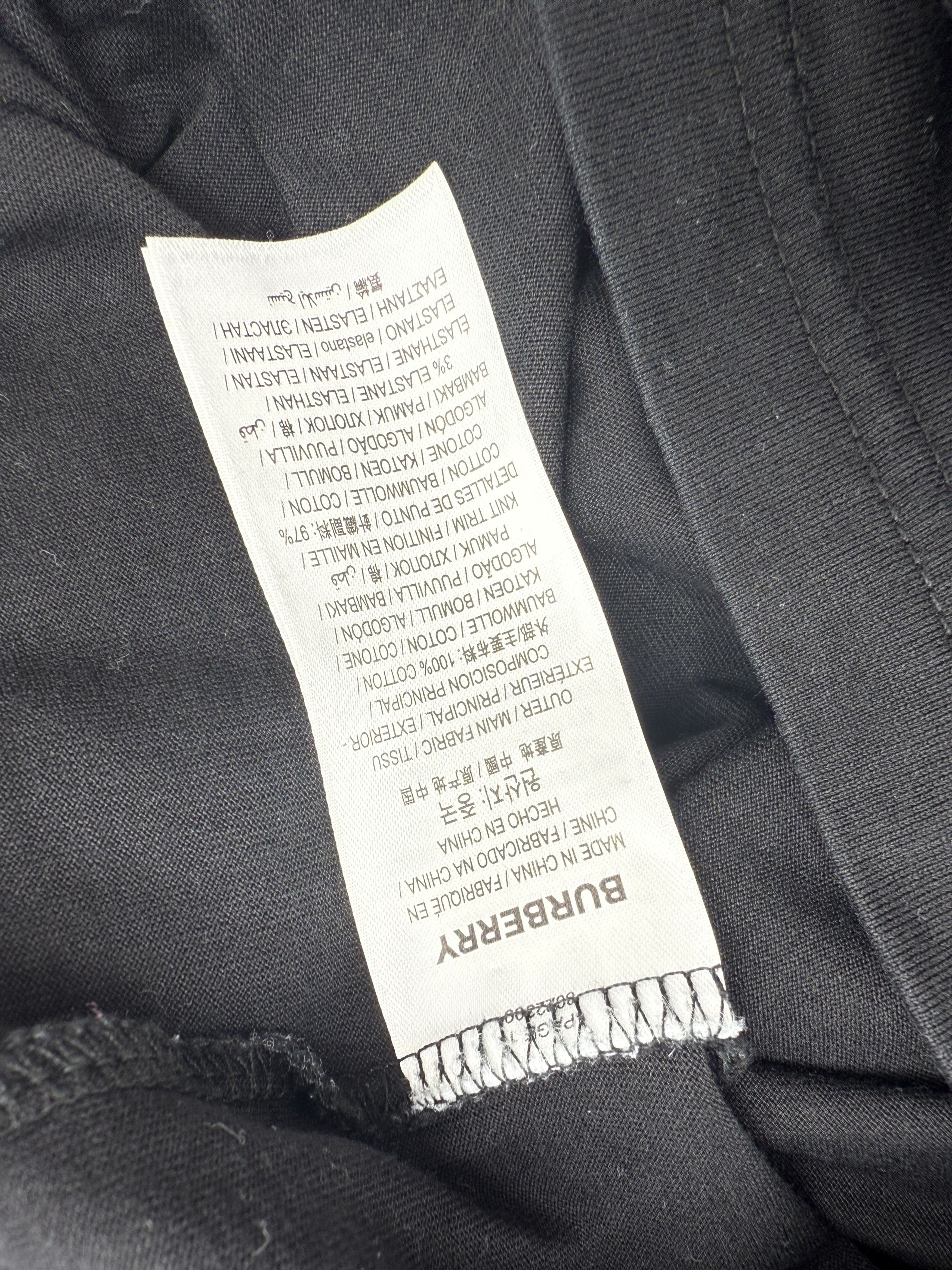 Burberry Huckford Long Sleeve T-Shirt - Black Burberry