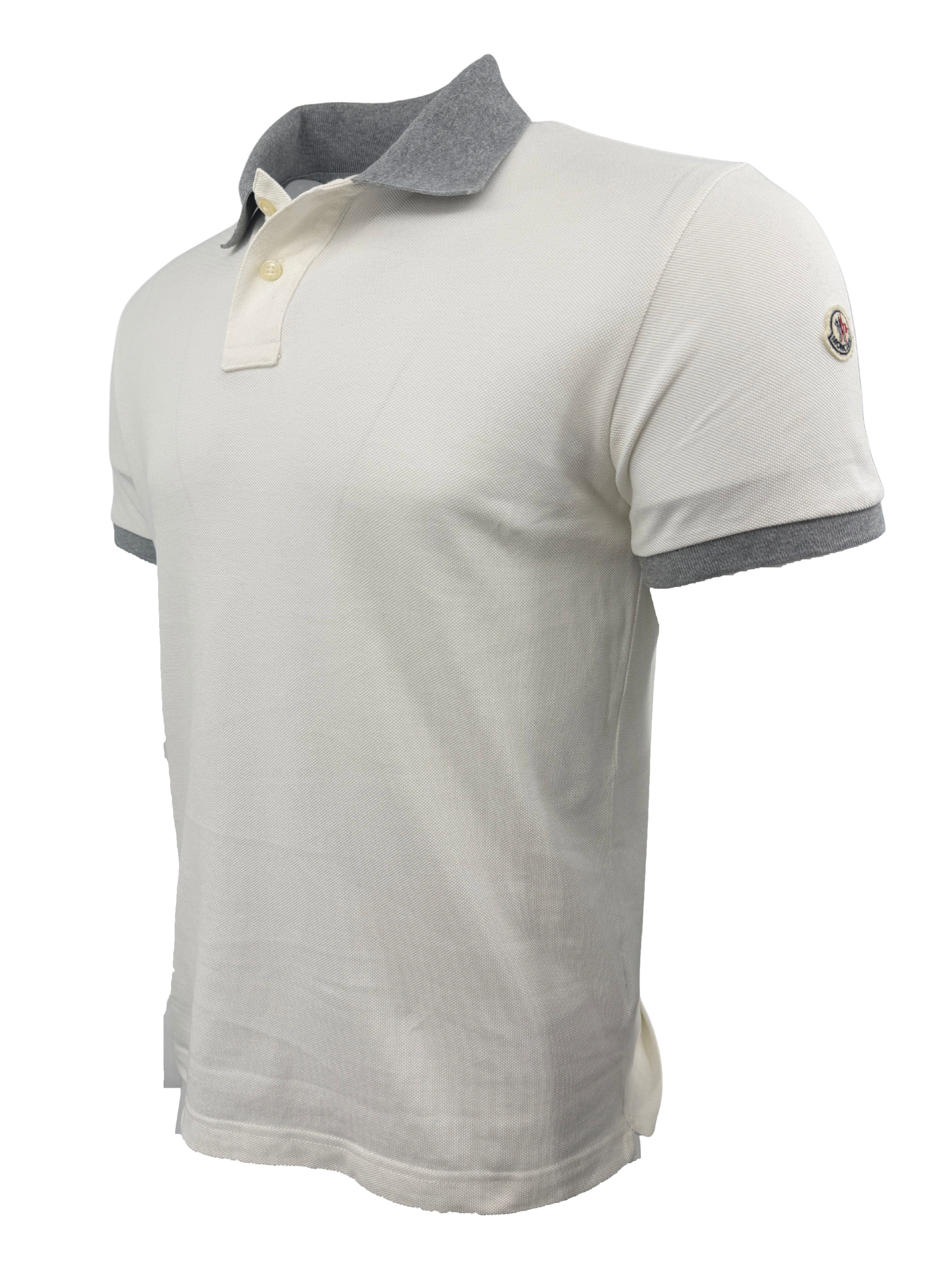 Moncler Logo Polo Shirt - White