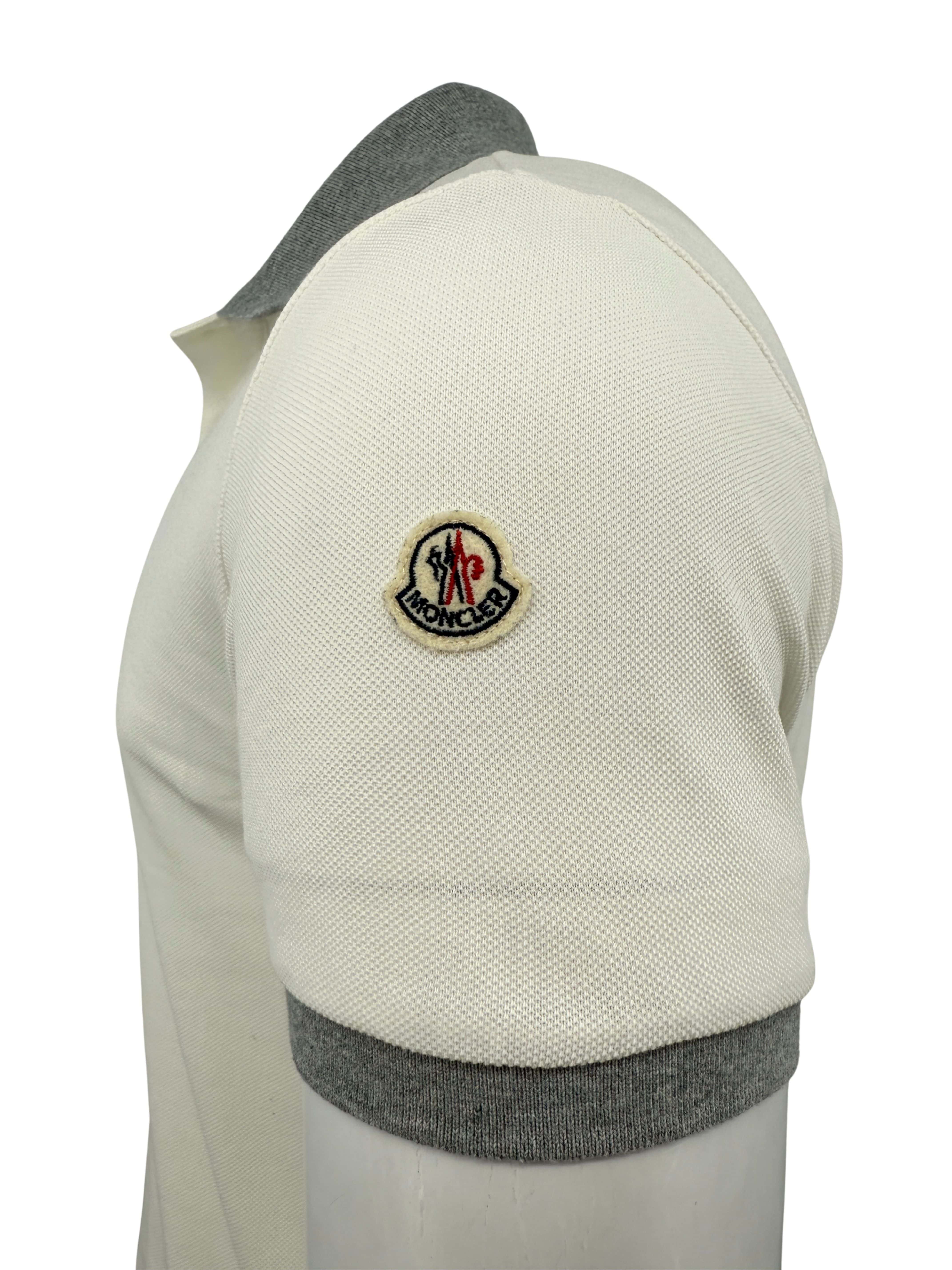 Moncler Logo Polo Shirt - White Moncler