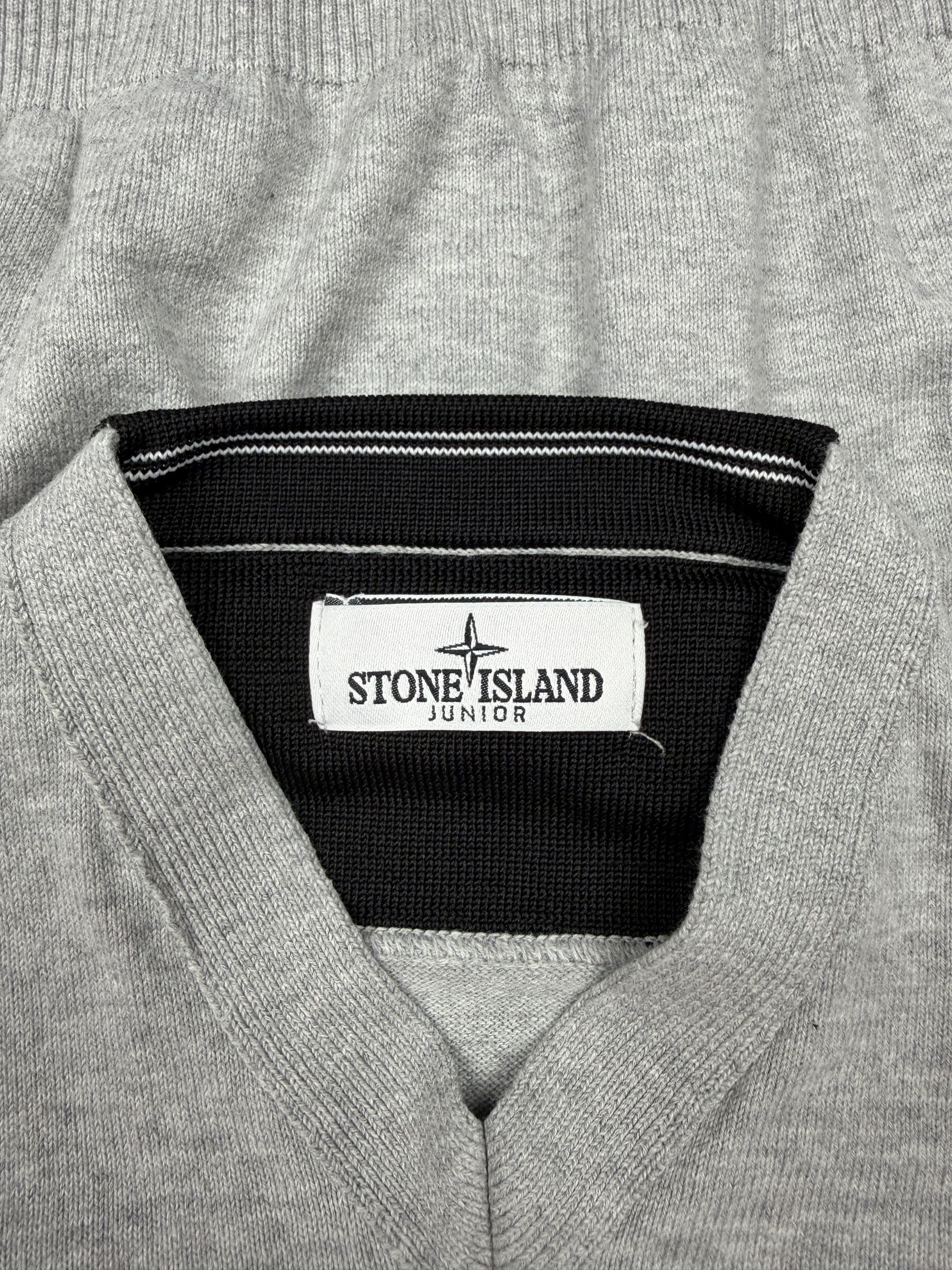 Stone Island Junior Badge Sweatshirt - Grey Stone Island