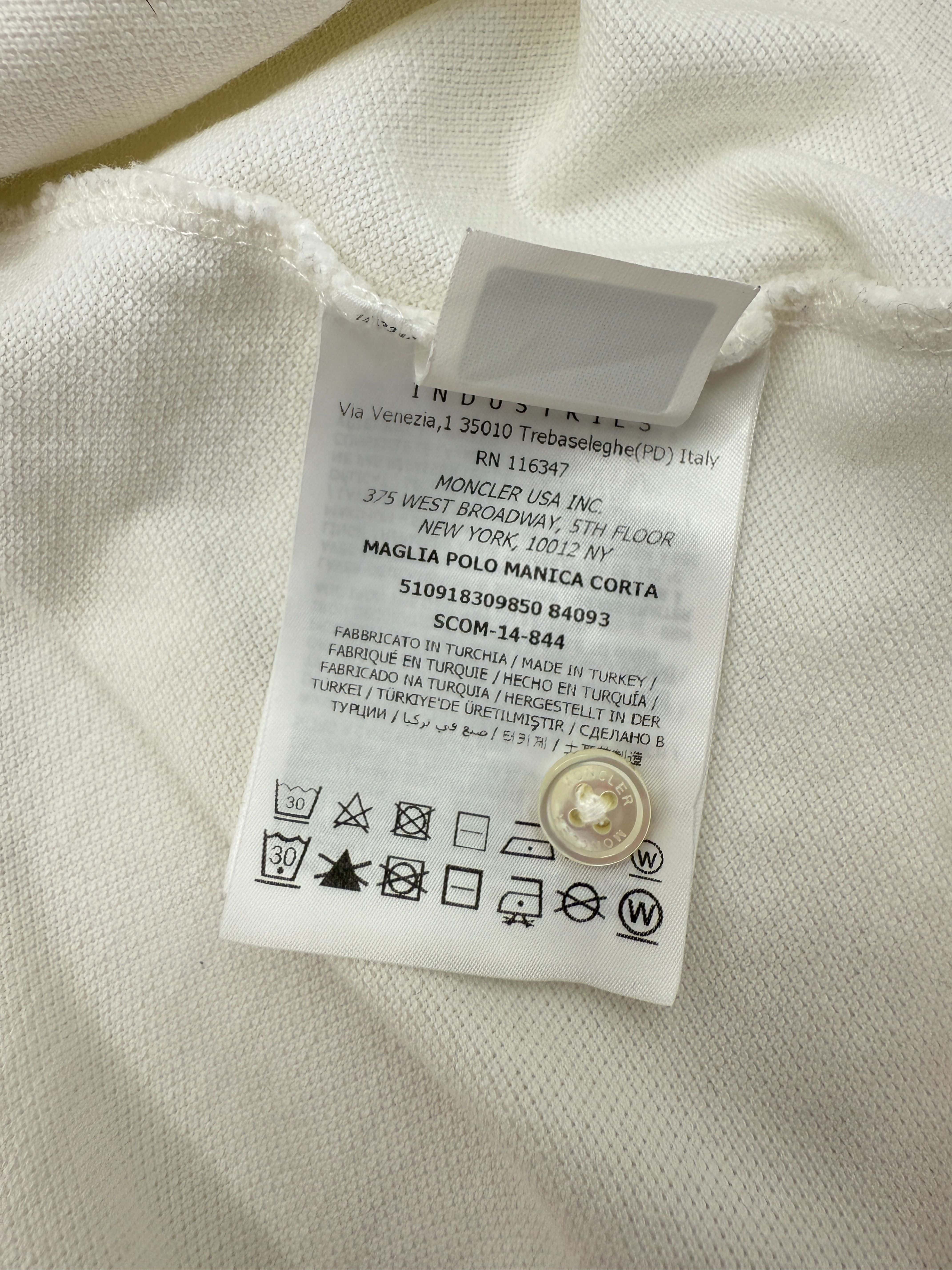 Moncler Logo Polo Shirt - White Moncler