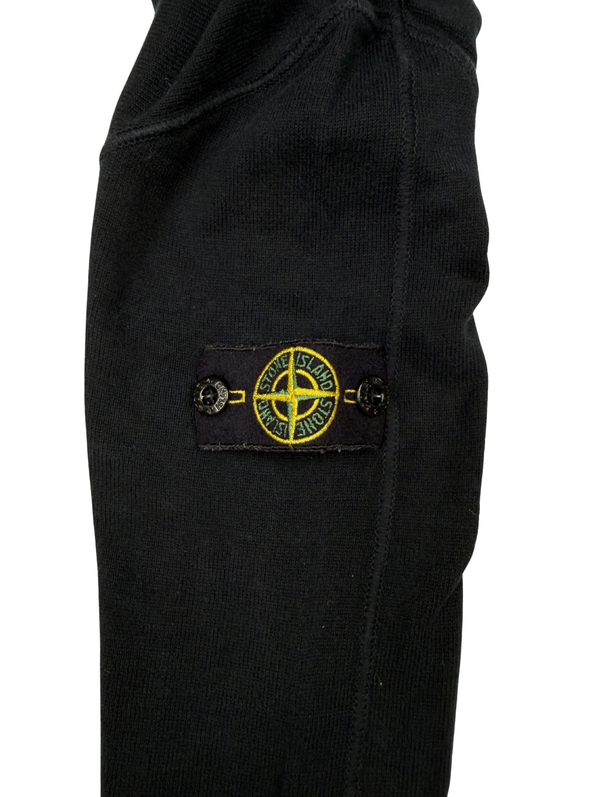 Stone Island Junior Badge Sweatshirt - Navy Stone Island