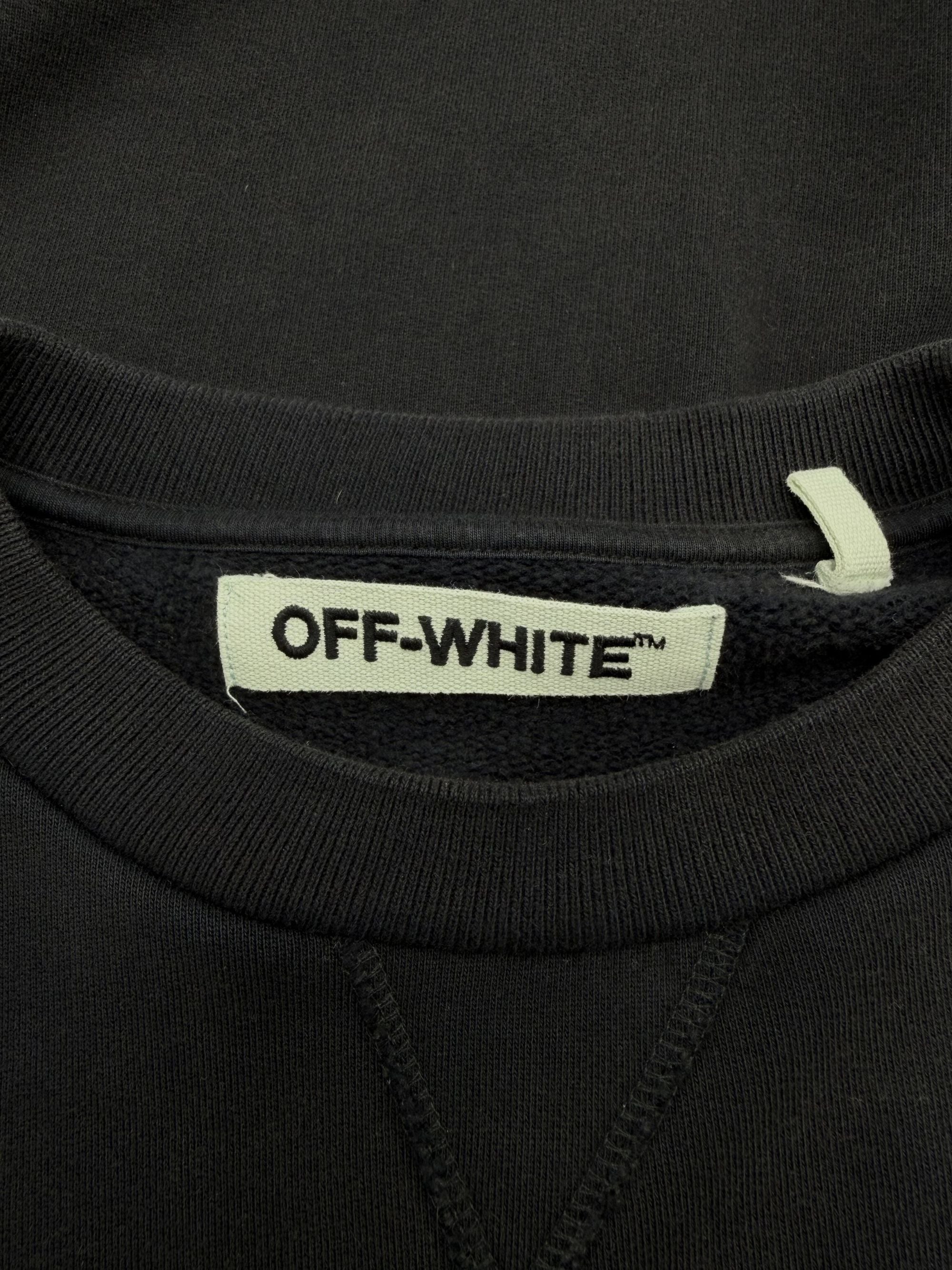 Off-White Yellow Arrows Sweatshirt - Black Off-White