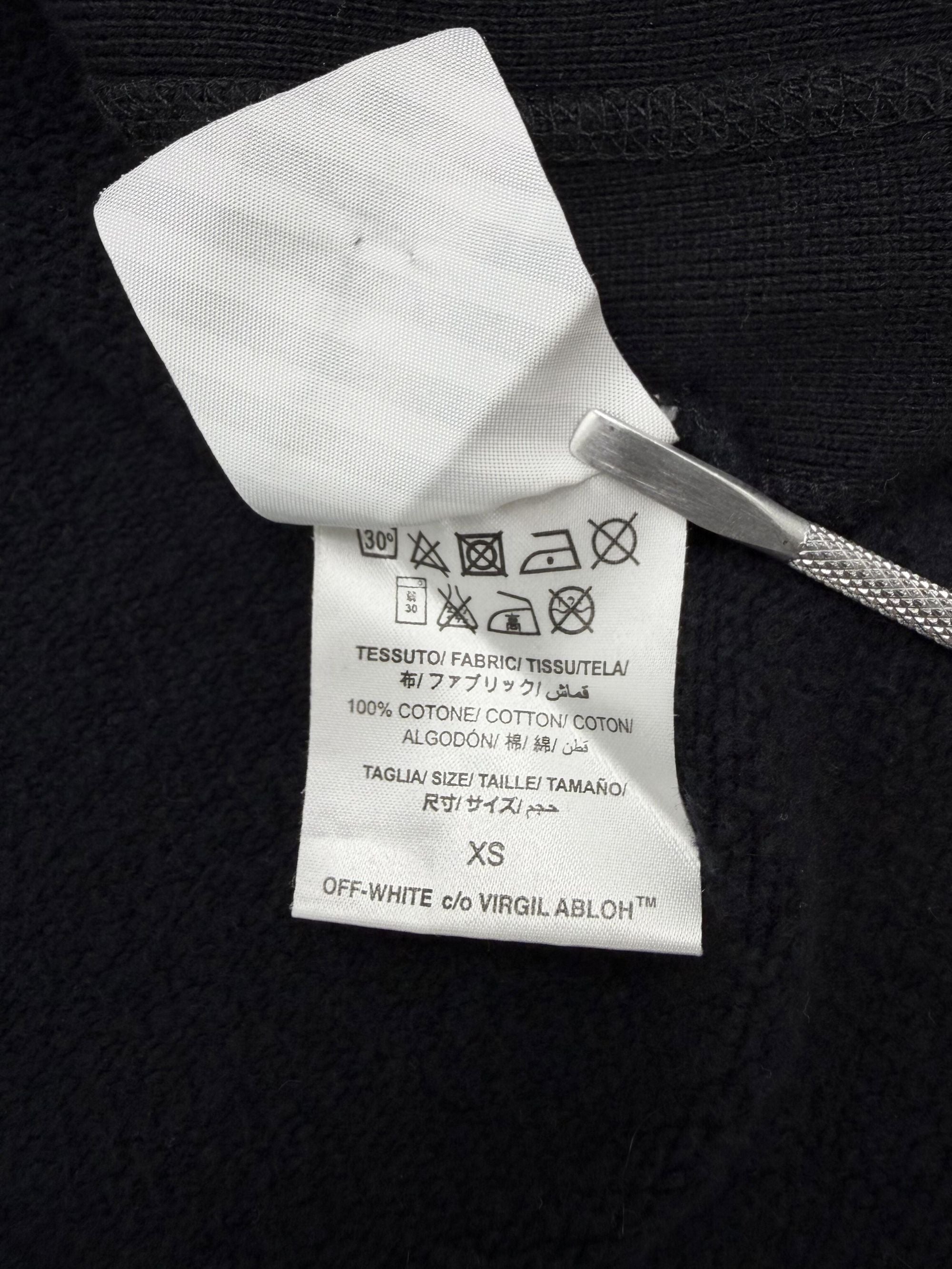 Off-White Yellow Arrows Sweatshirt - Black Off-White