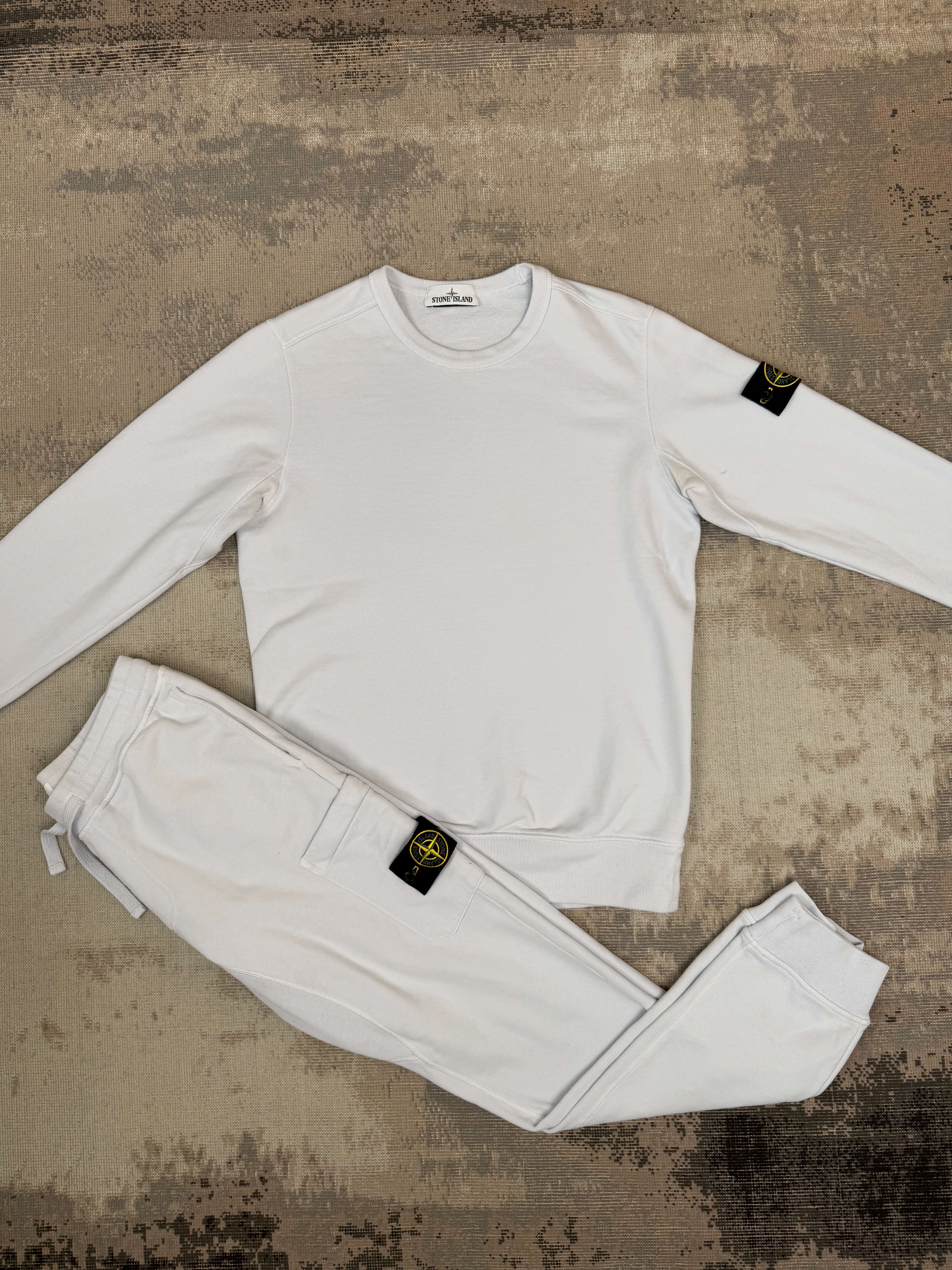 Stone Island Badge Tracksuit - Cielo Stone Island