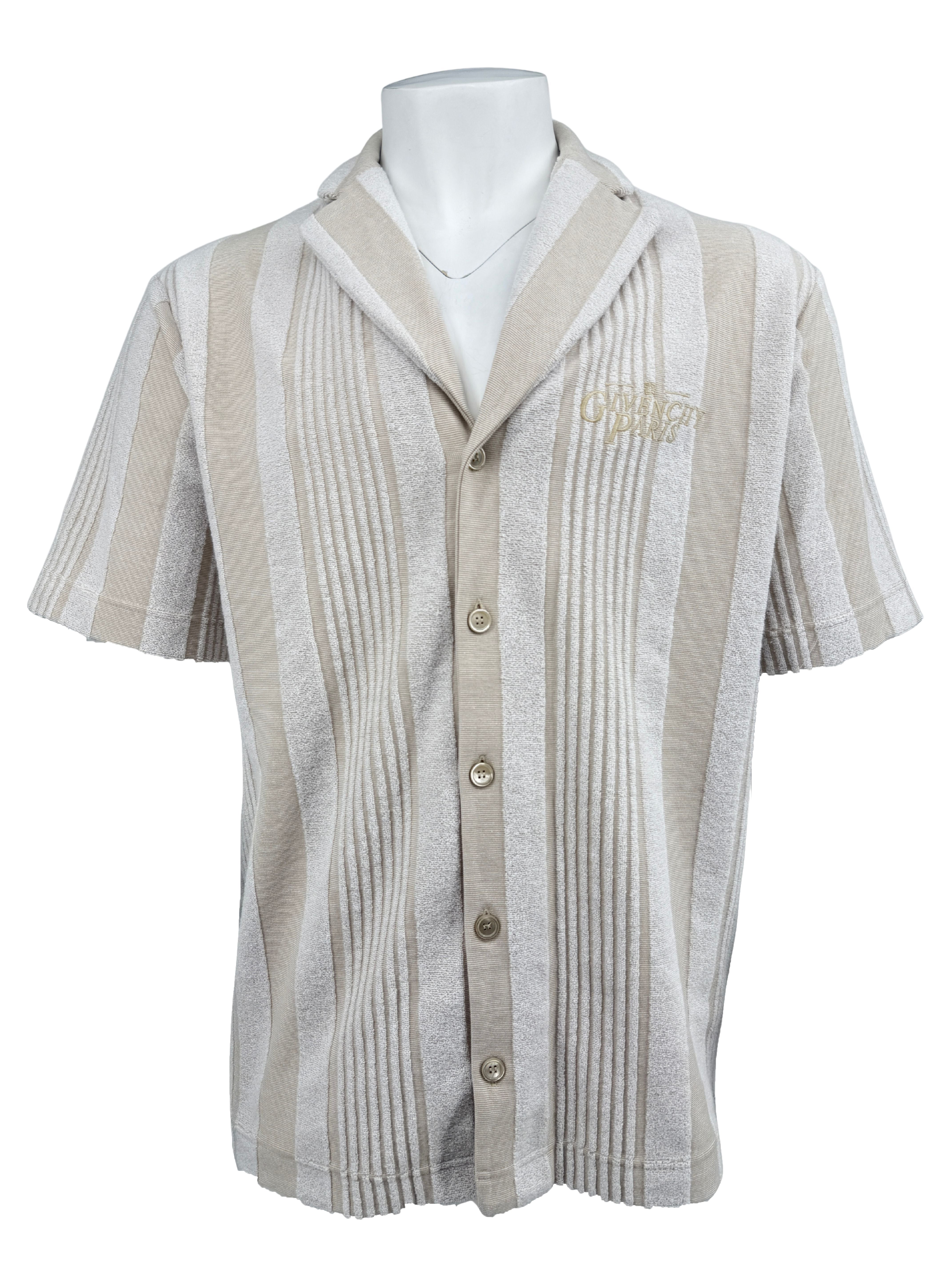 Givenchy Stripe Towelling Shirt - Beige Givenchy