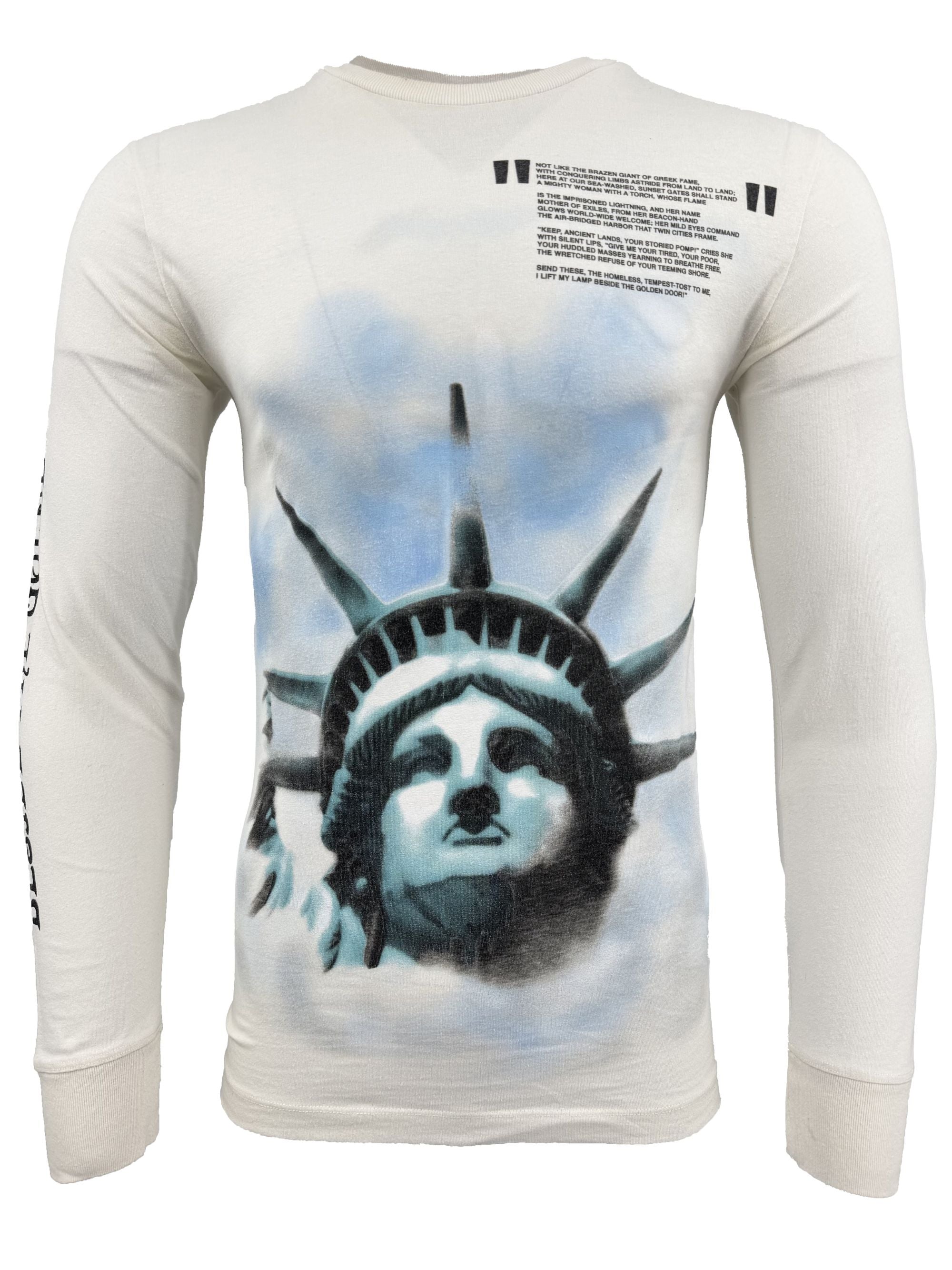 Off-White Statue of Liberty Long Sleeve T-Shirt - White Off-White
