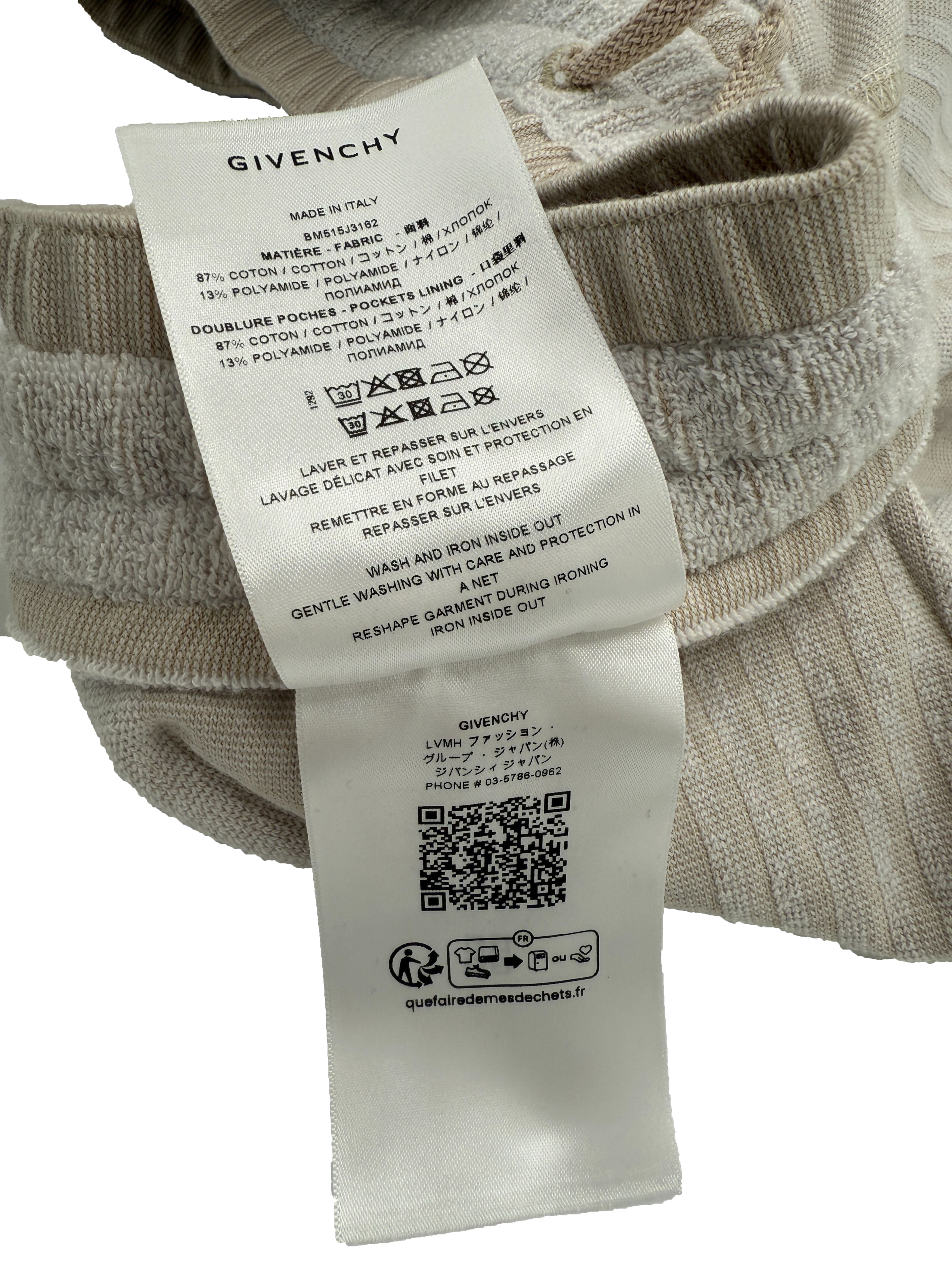 Givenchy Stripe Towelling Shirt - Beige Givenchy