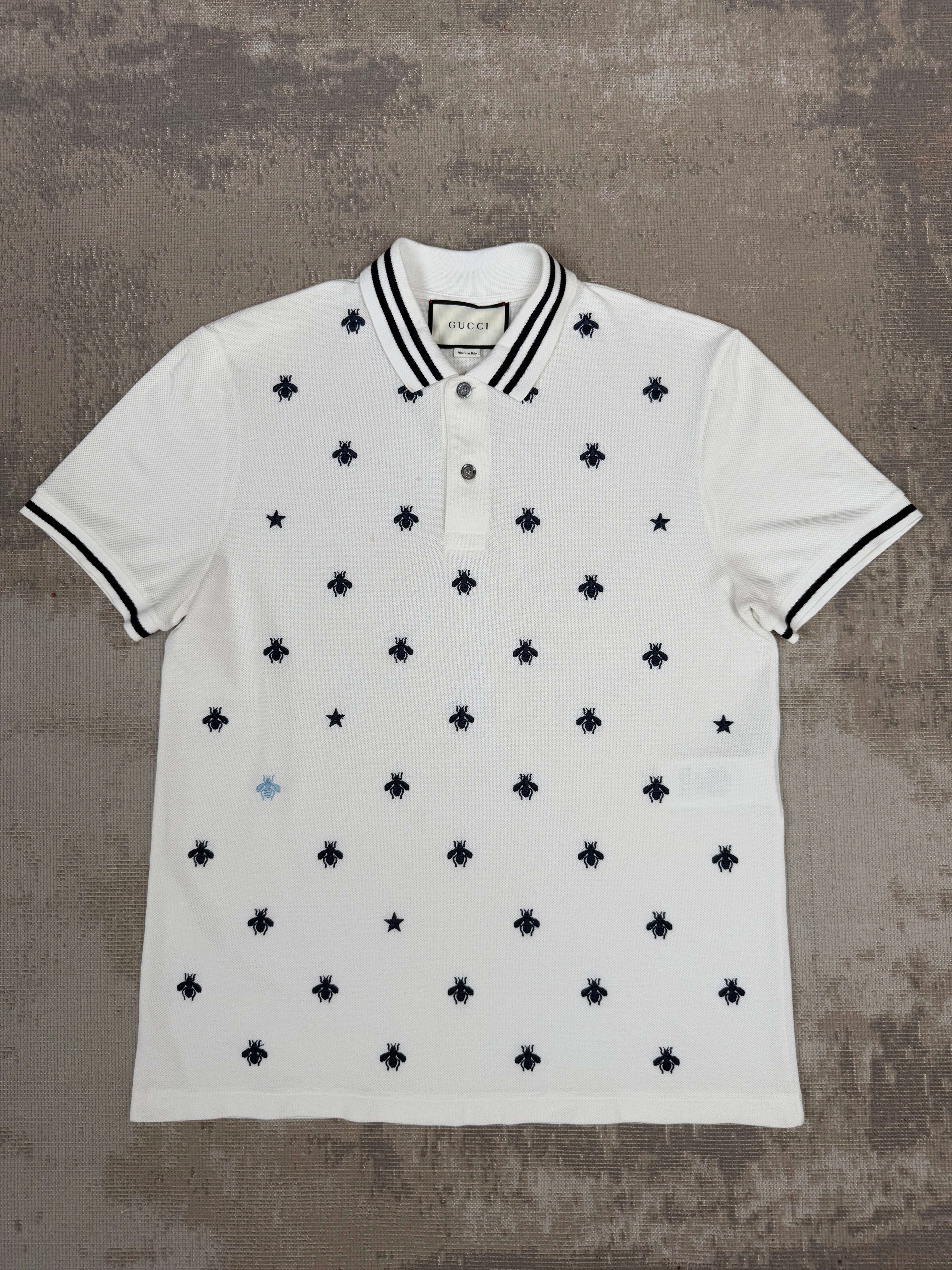 Gucci Bee Polo - White Gucci