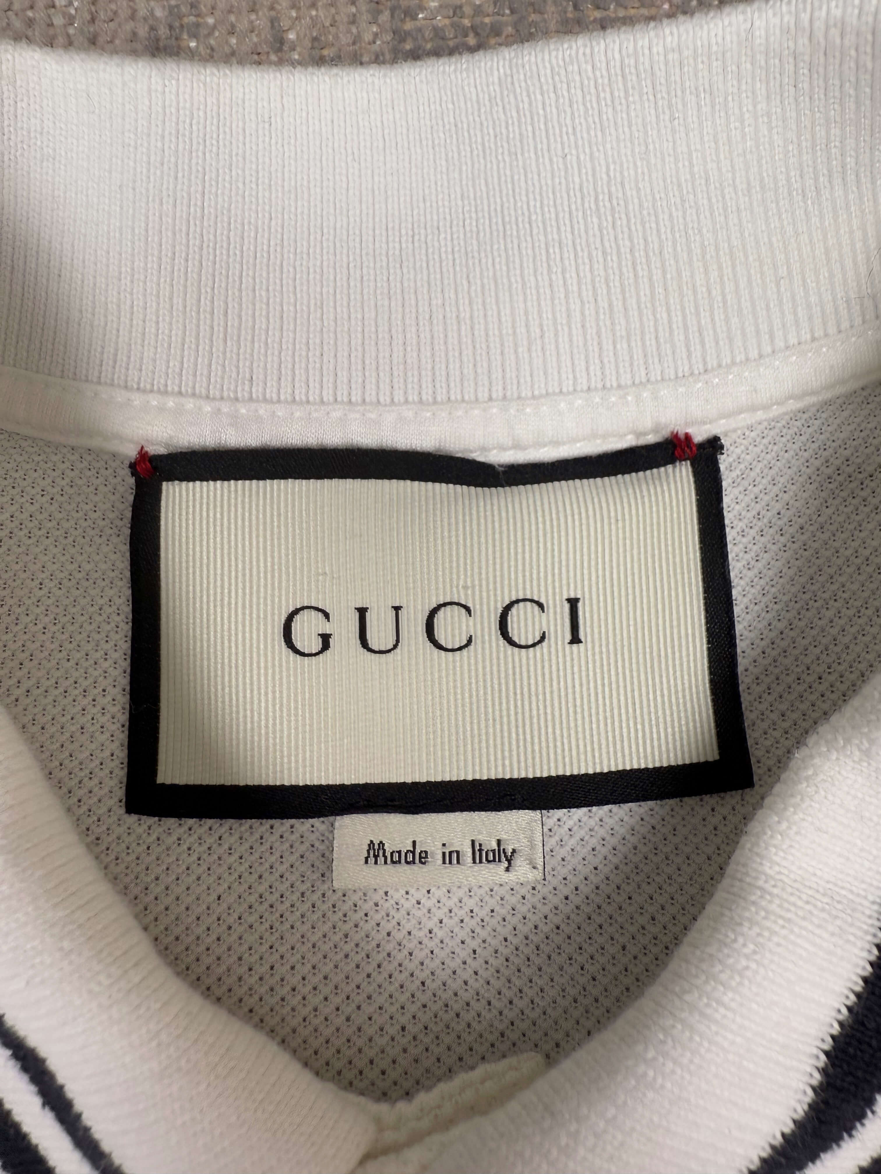 Gucci Bee Polo - White Gucci