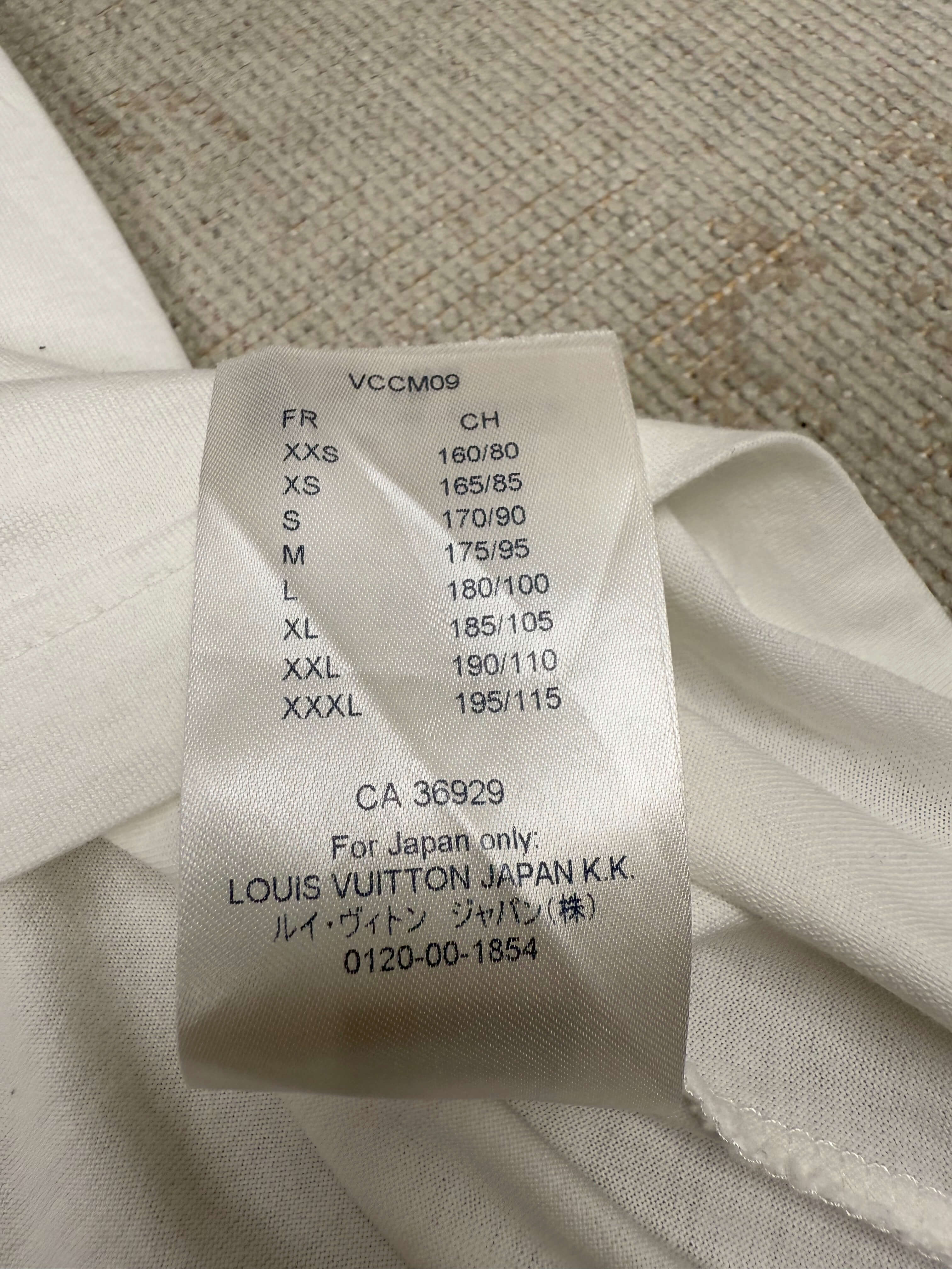 Louis Vuitton Mini Embroidered Logo T-Shirt - White Louis Vuitton