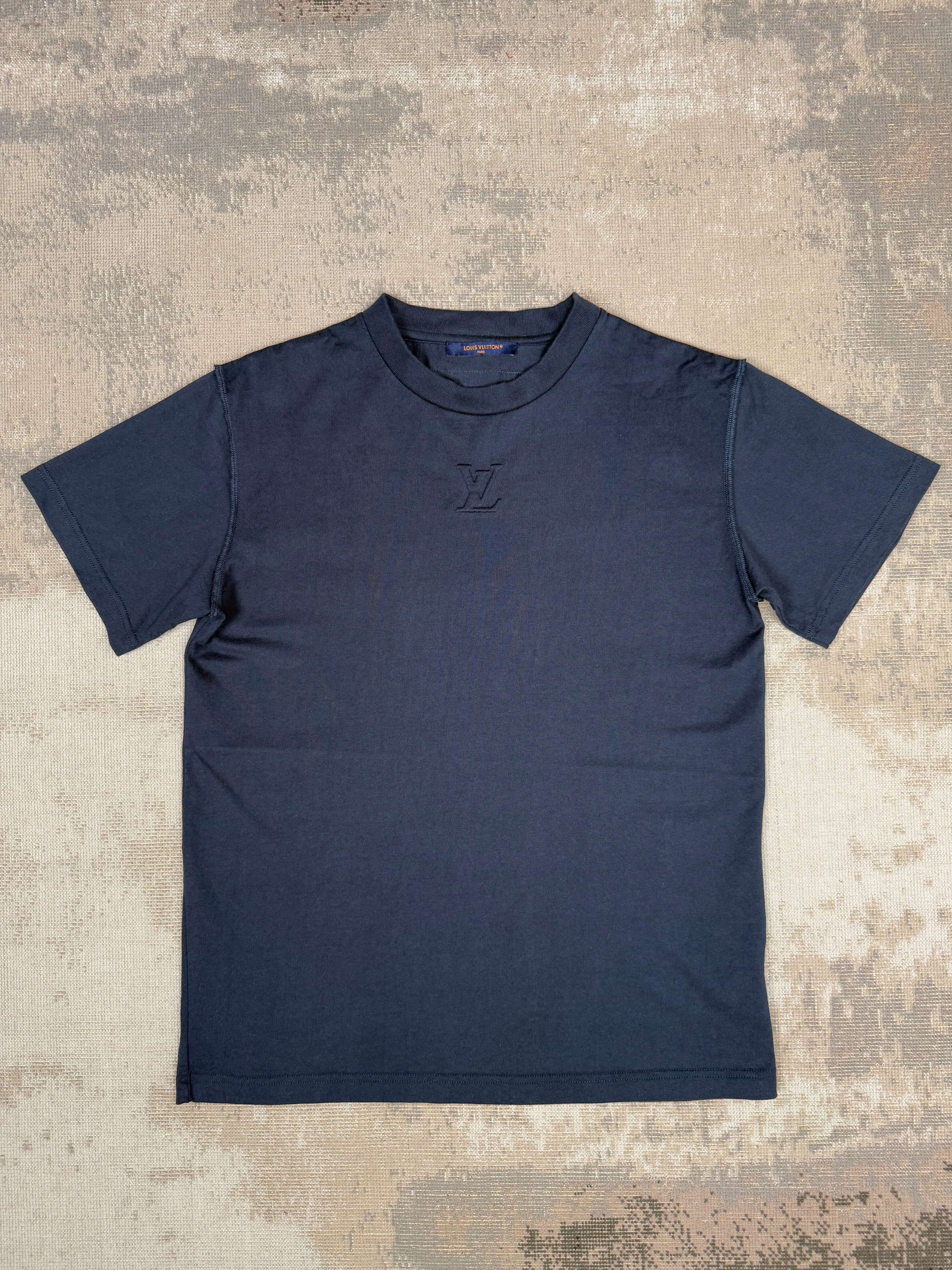 Louis Vuitton Embossed T-Shirt - Navy Louis Vuitton