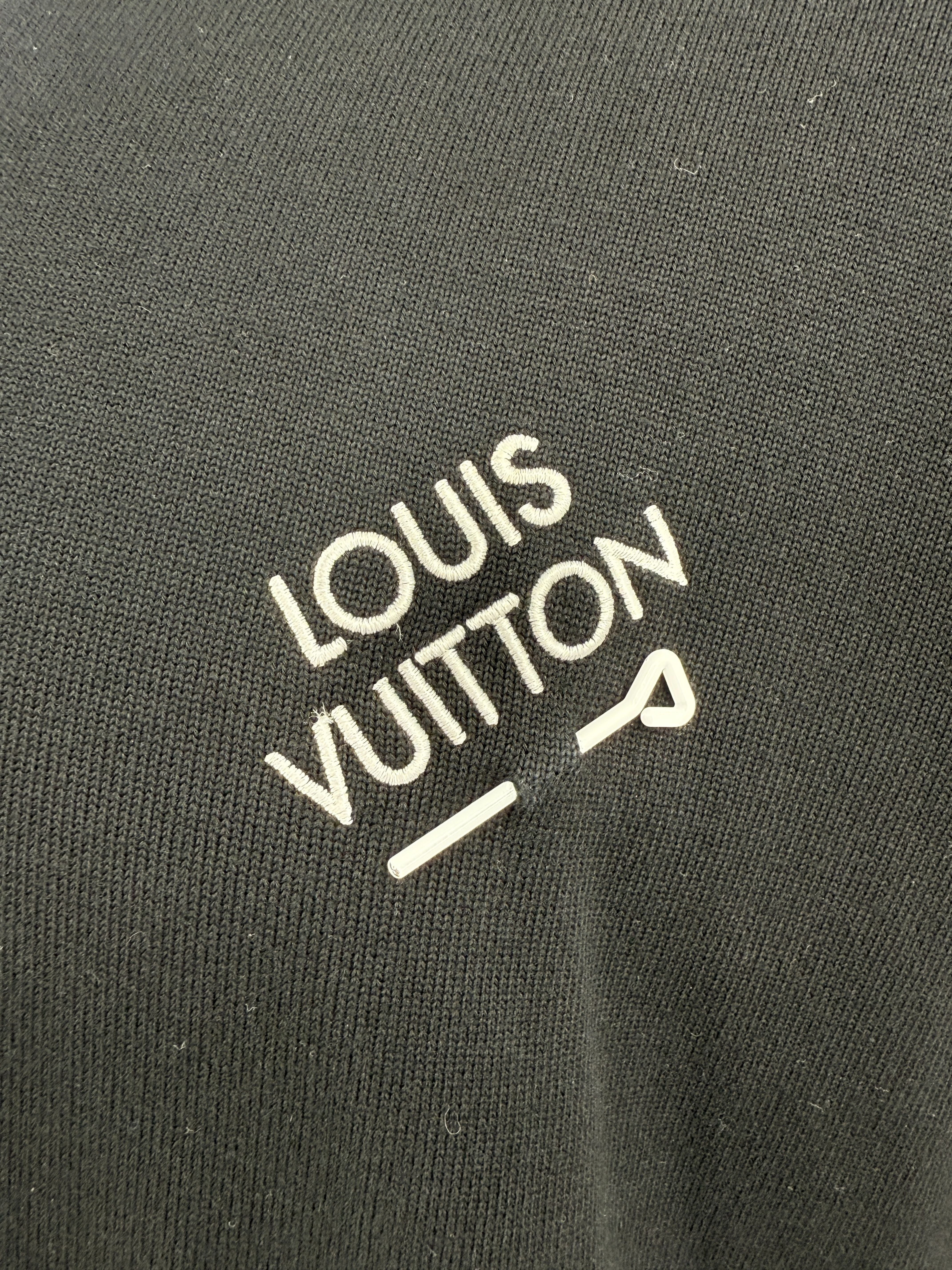 Louis Vuitton Signature Knit Crewneck T-Shirt - Black Louis Vuitton