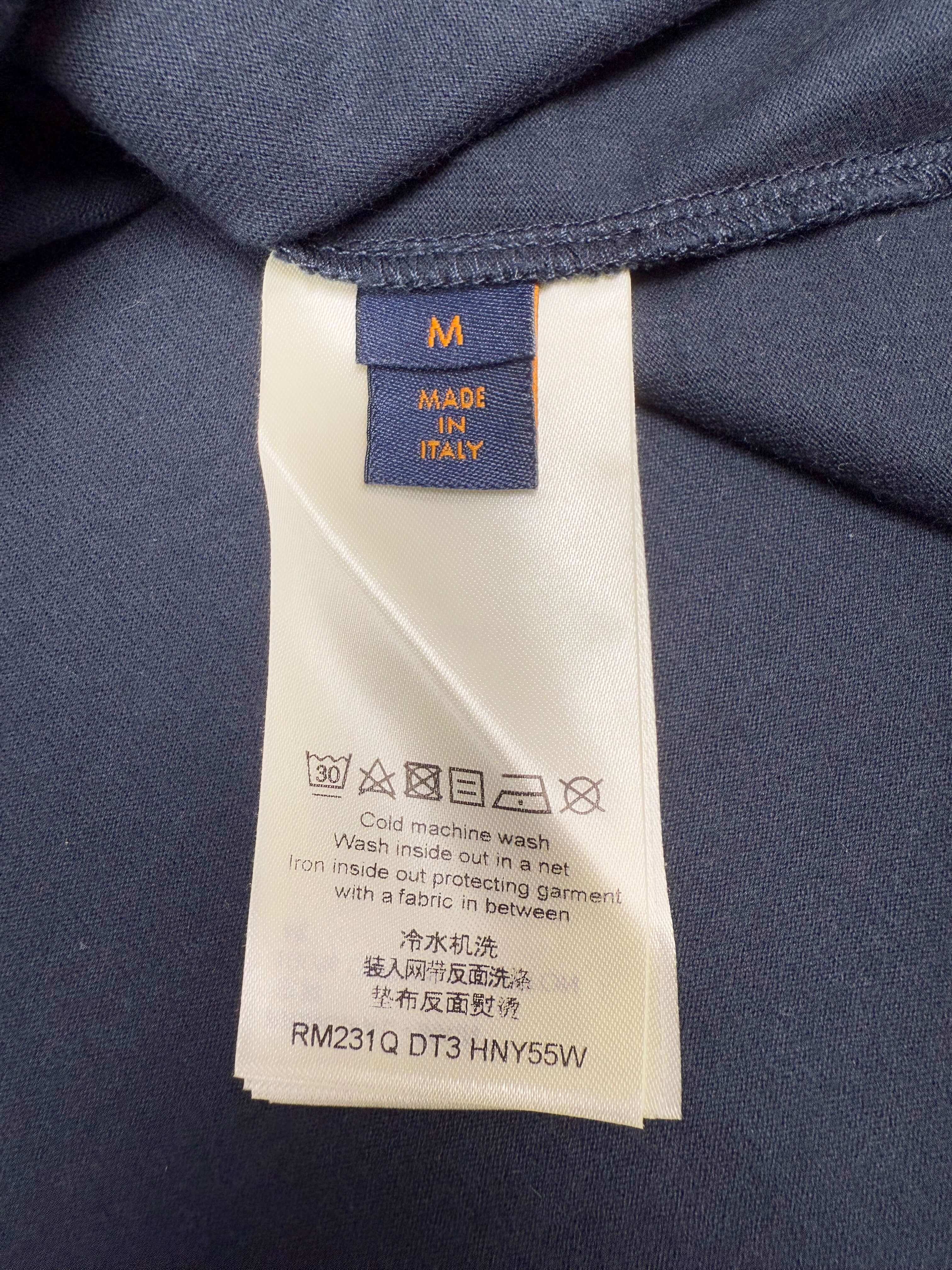 Louis Vuitton Embossed T-Shirt - Navy Louis Vuitton