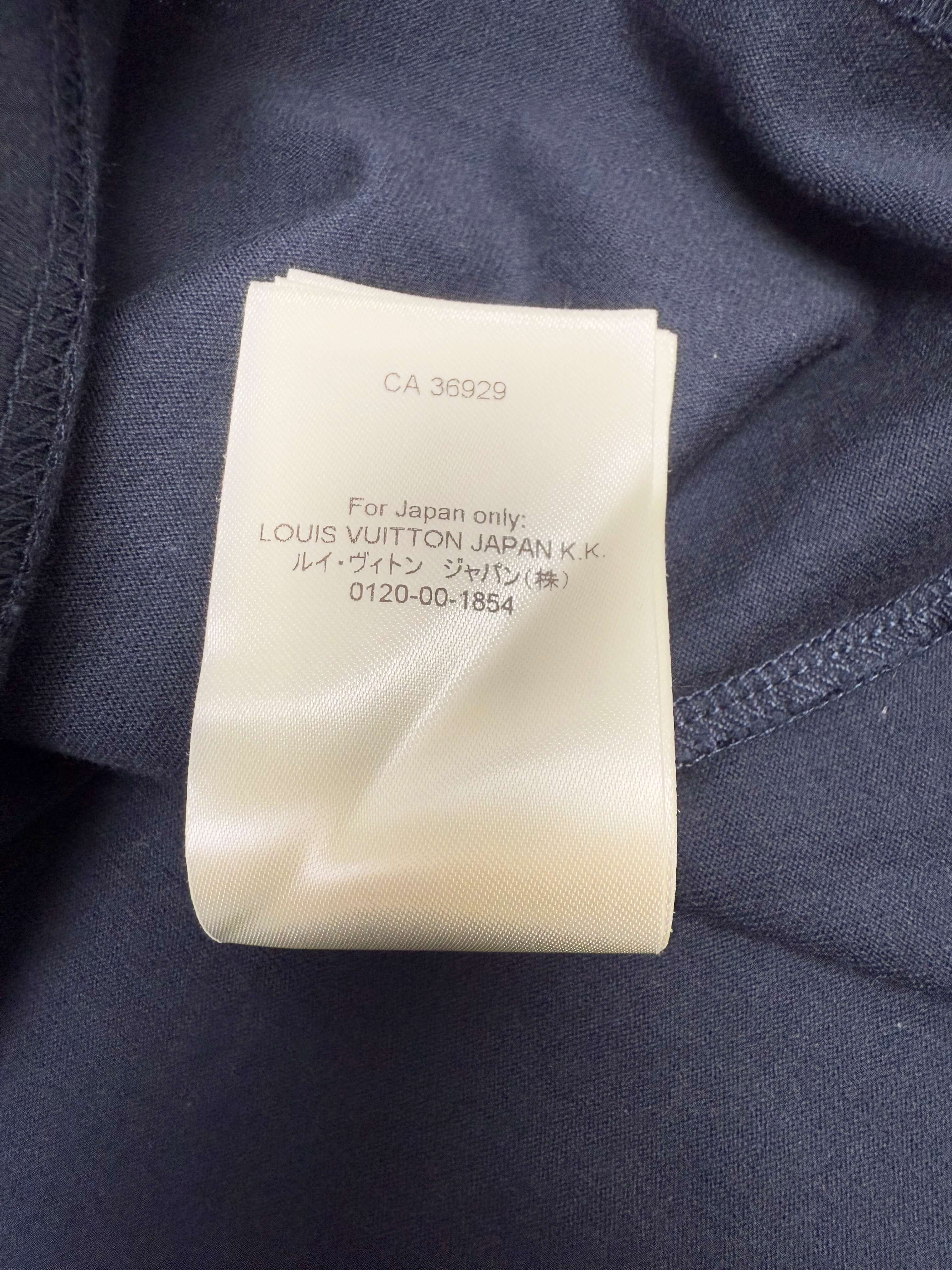 Louis Vuitton Embossed T-Shirt - Navy Louis Vuitton