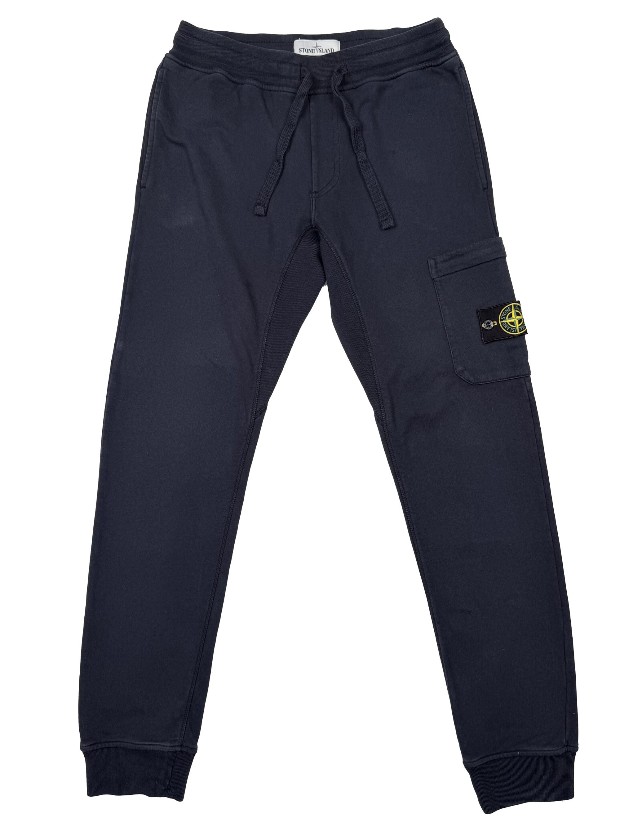 Stone Island Badge Joggers - Navy Stone Island