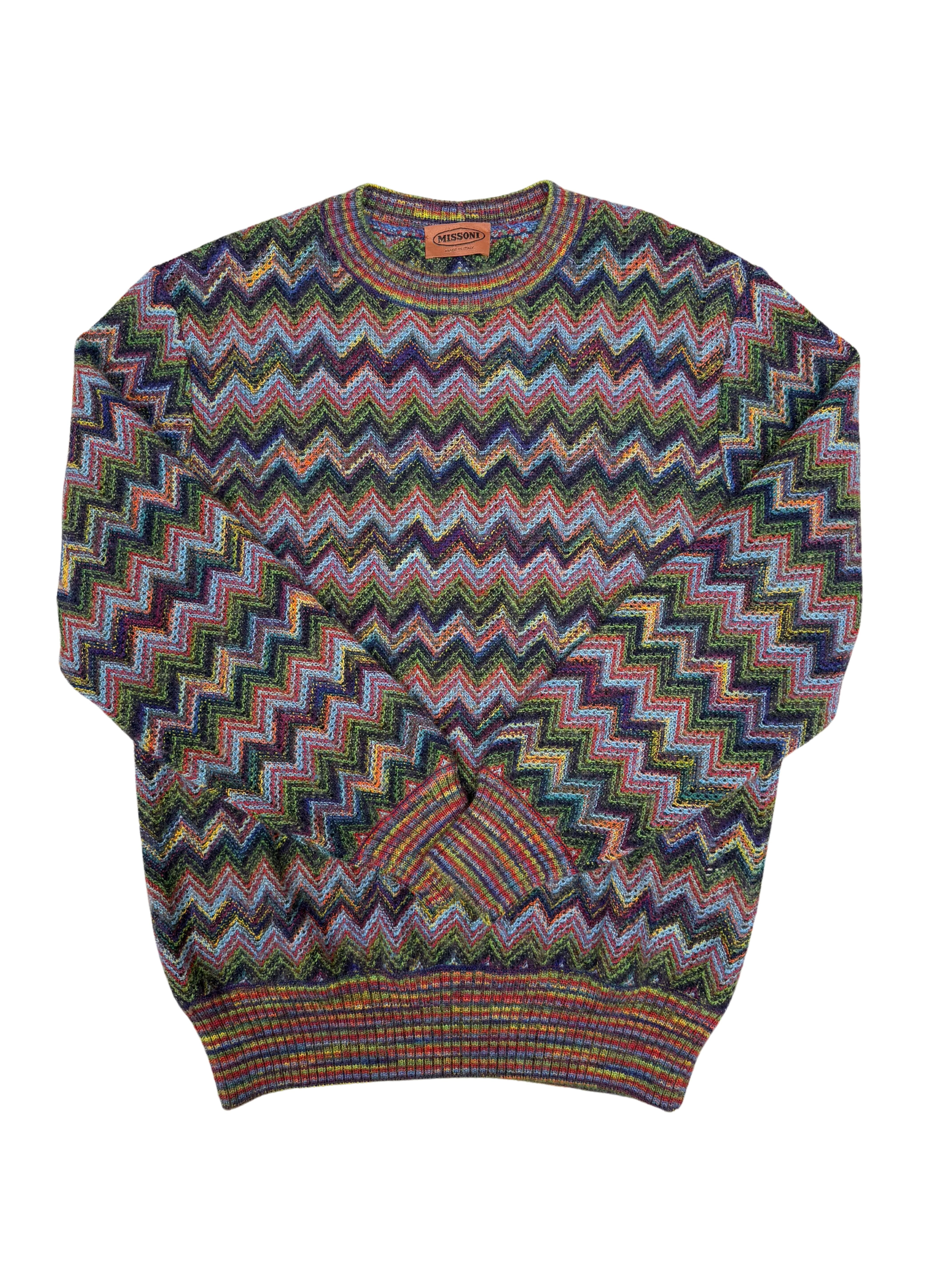 Missoni Zig-Zag Wool Blend Jumper - Multi