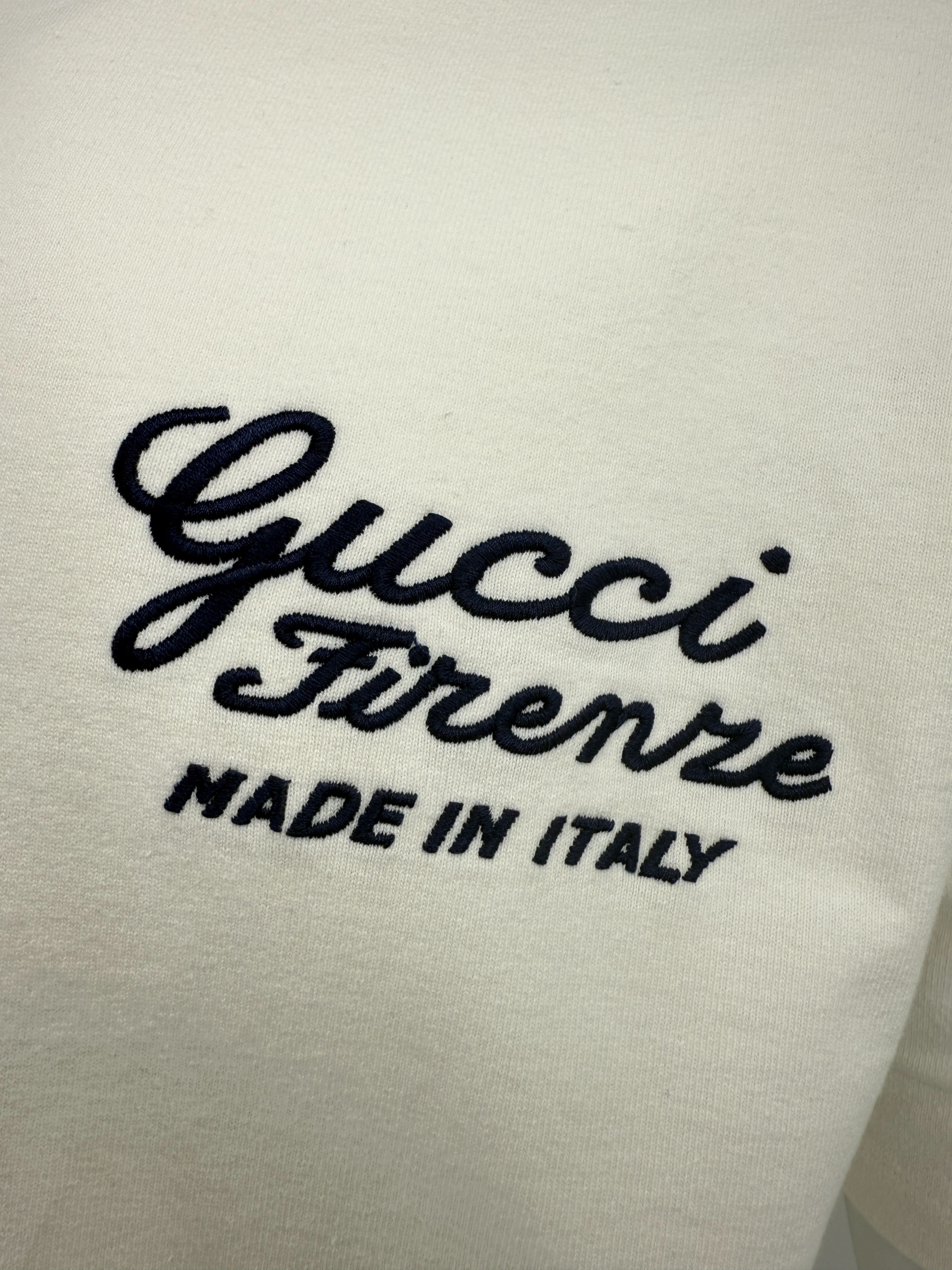 Gucci Embroidered T-Shirt - Cream Gucci