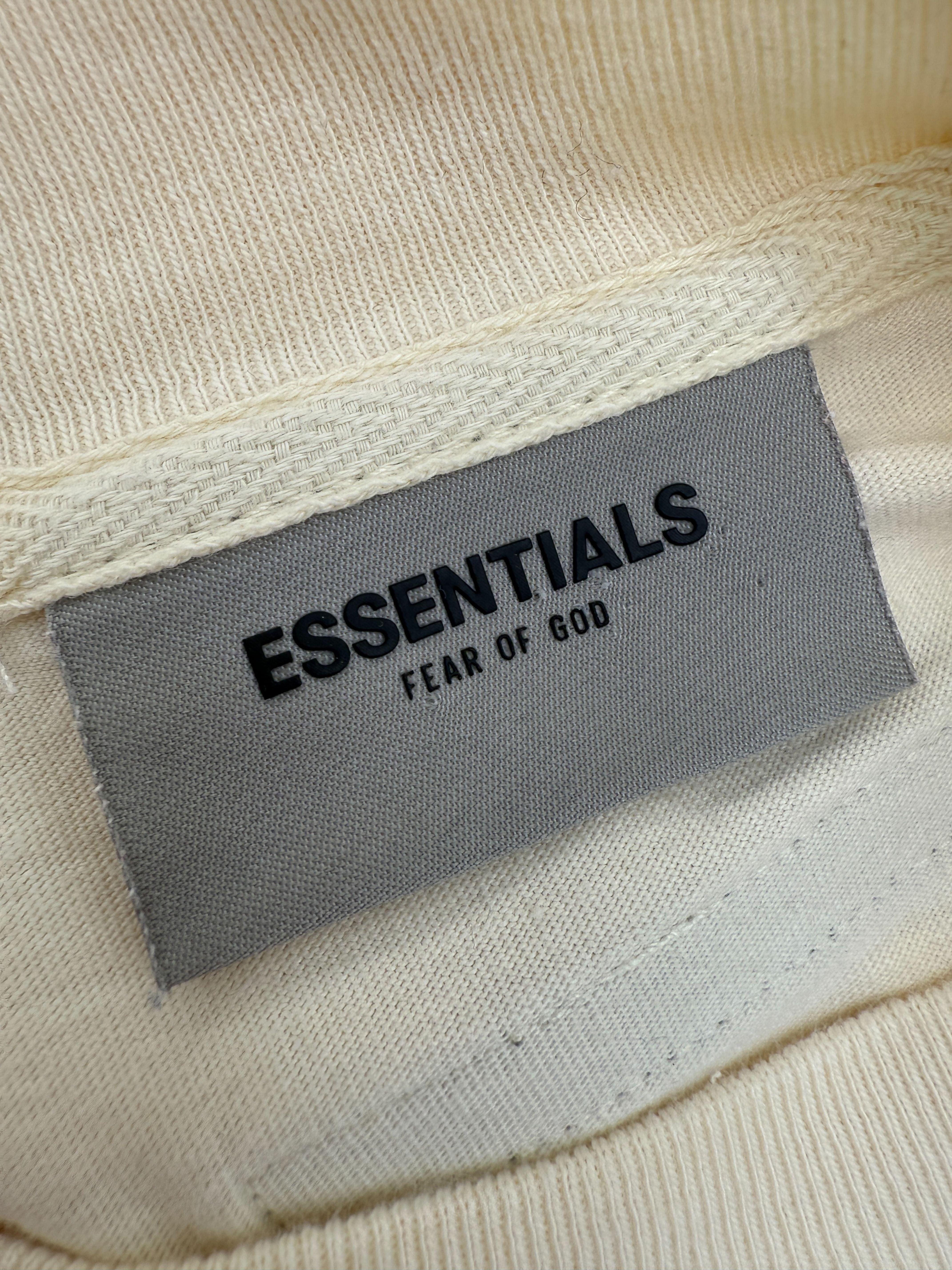 Essentials Fear of God Long Sleeve T-Shirt - Cream Essentials