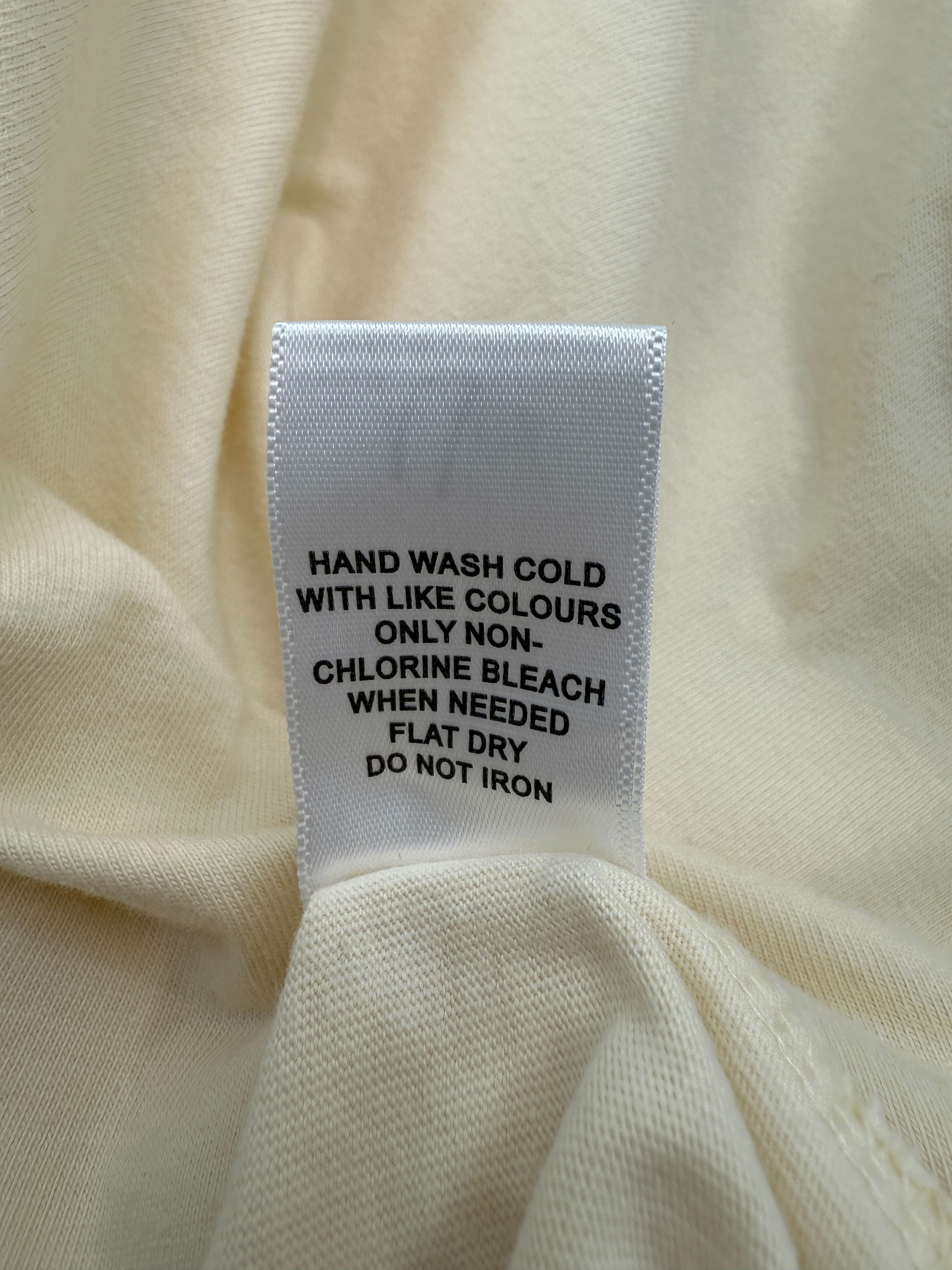 Essentials Fear of God Long Sleeve T-Shirt - Cream Essentials