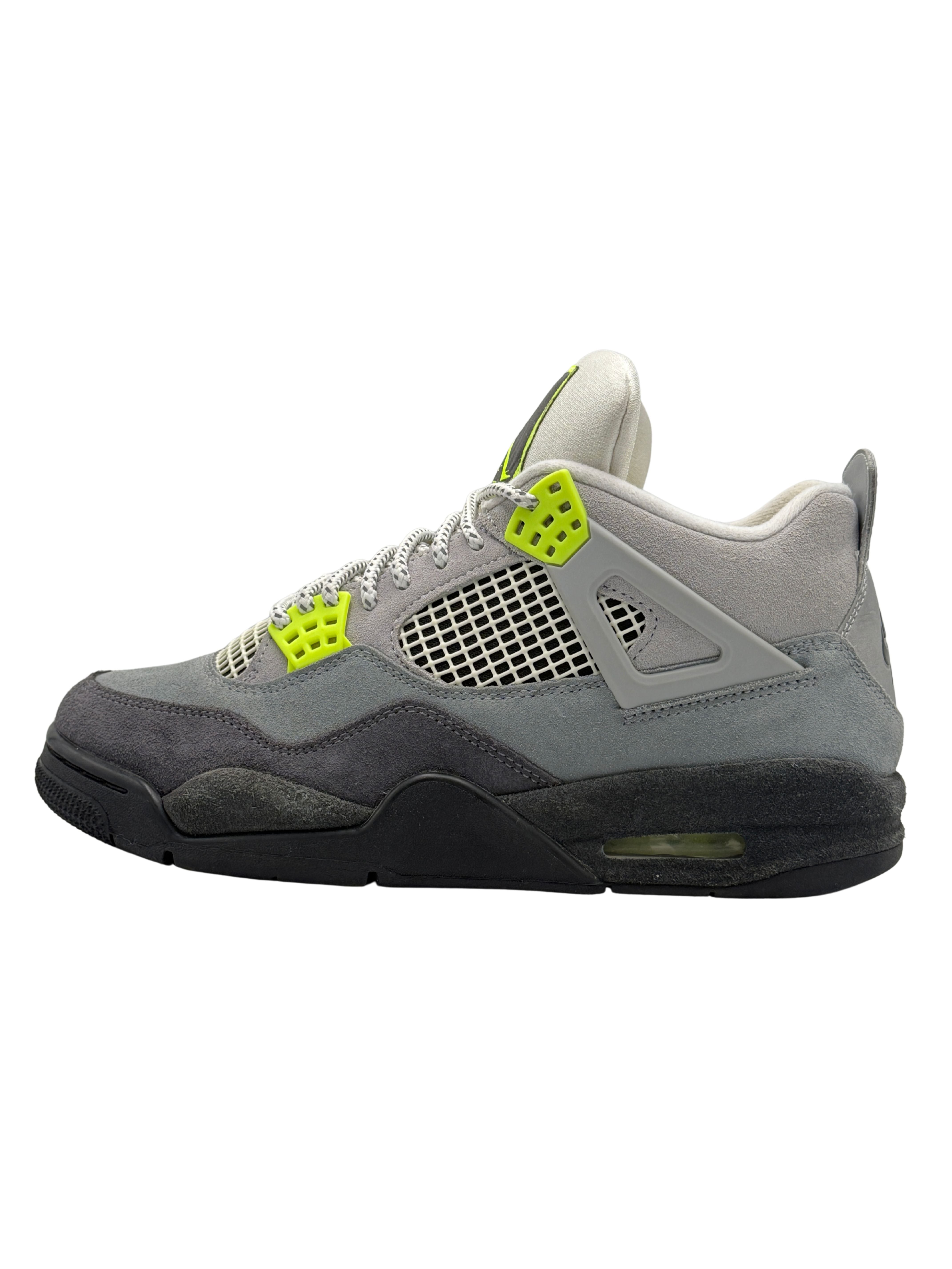 Nike Air Jordan 4 Neon 95 Trainer - Grey Nike