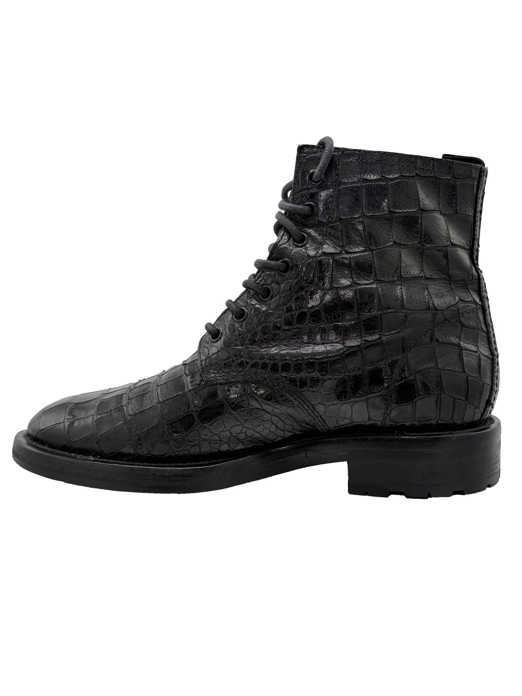 Yves Saint Laurent Snake Boots - Black Yves Saint Laurent