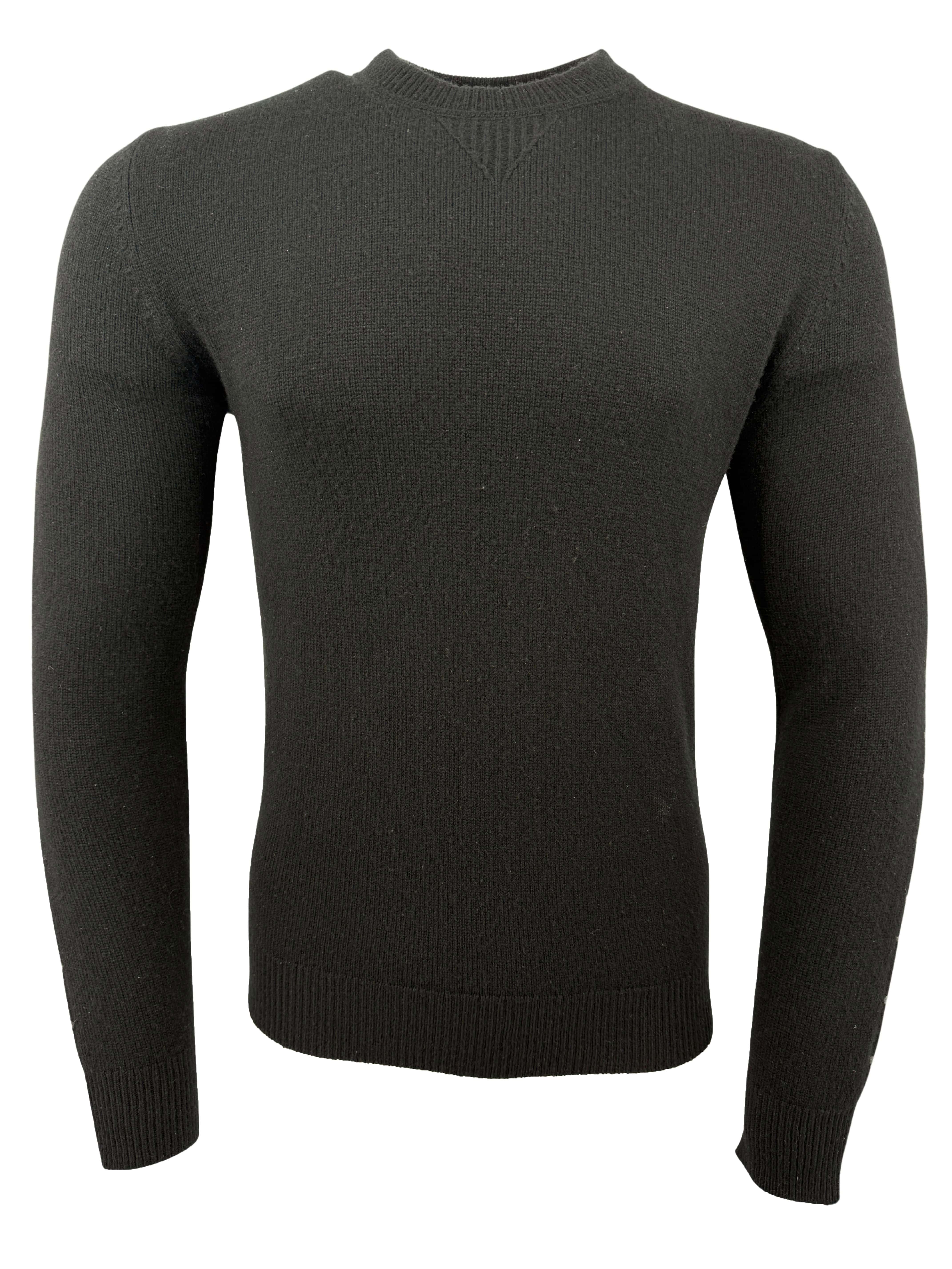 Louis Vuitton Half Monogram Cashmere Jumper - Black