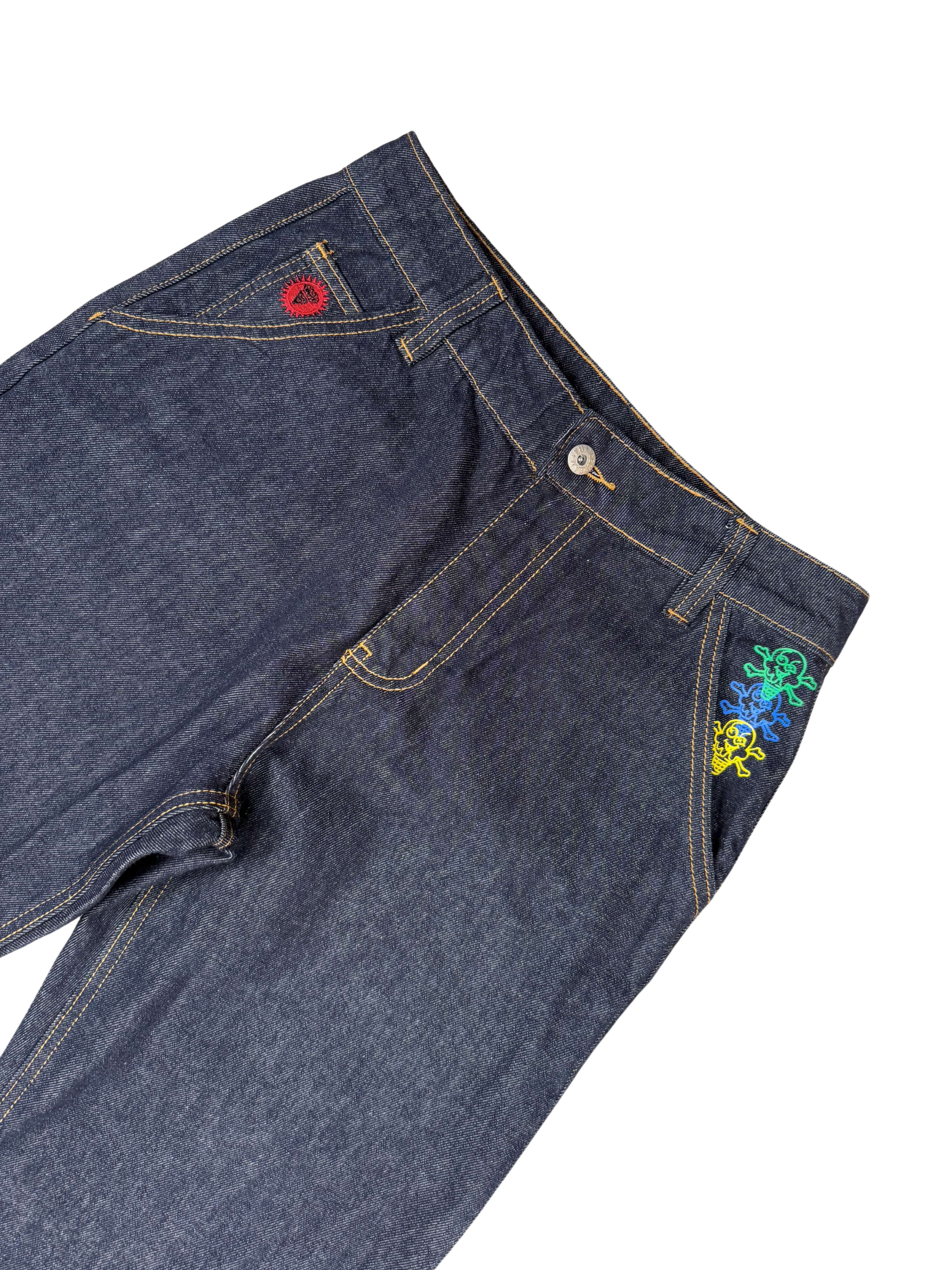 Billionaire Boys Club Ice Cream Tricolour Jeans - Blue/Grey Denim Billionaires Boys Club