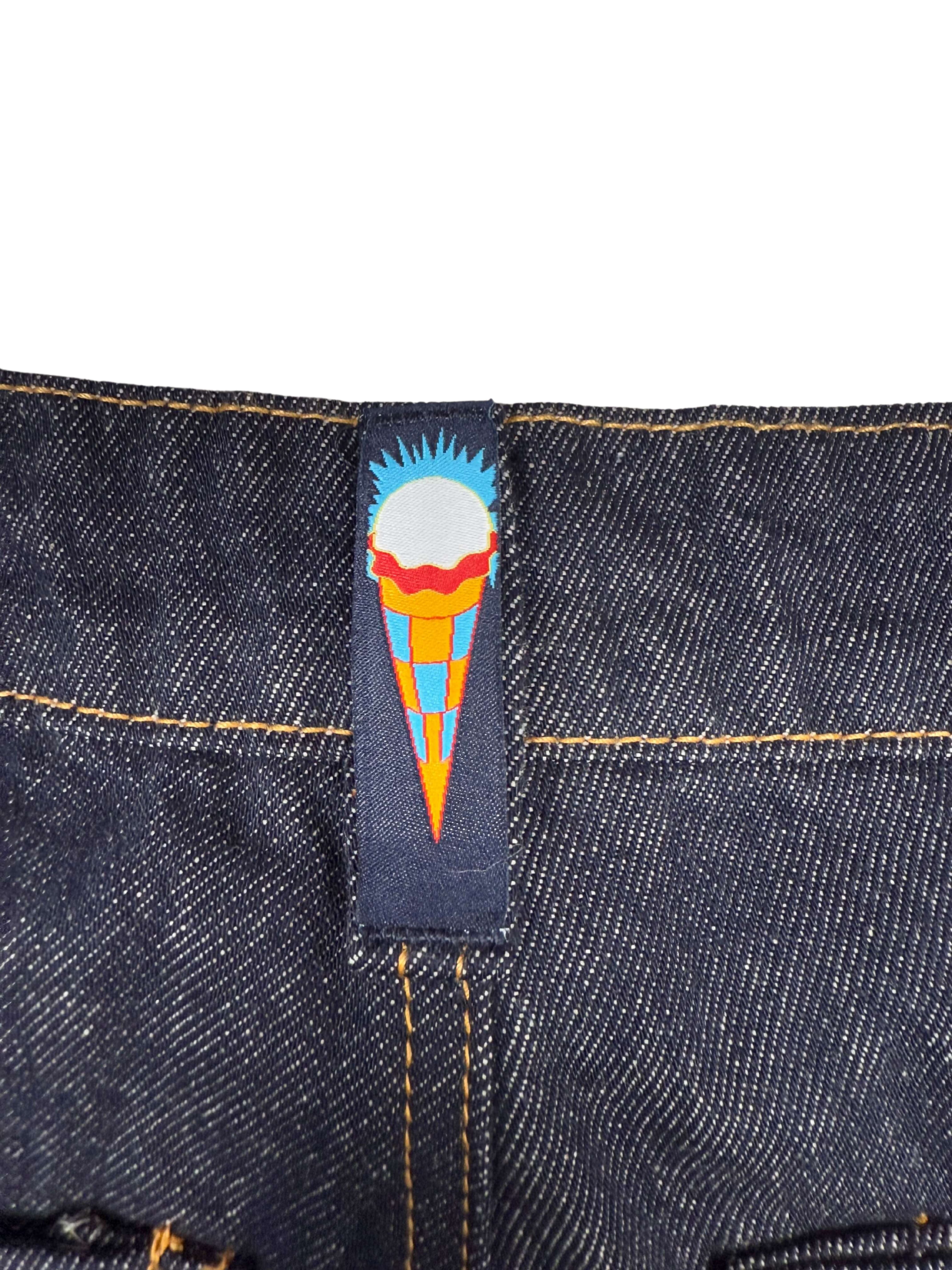 Billionaire Boys Club Ice Cream Tricolour Jeans - Blue/Grey Denim Billionaires Boys Club