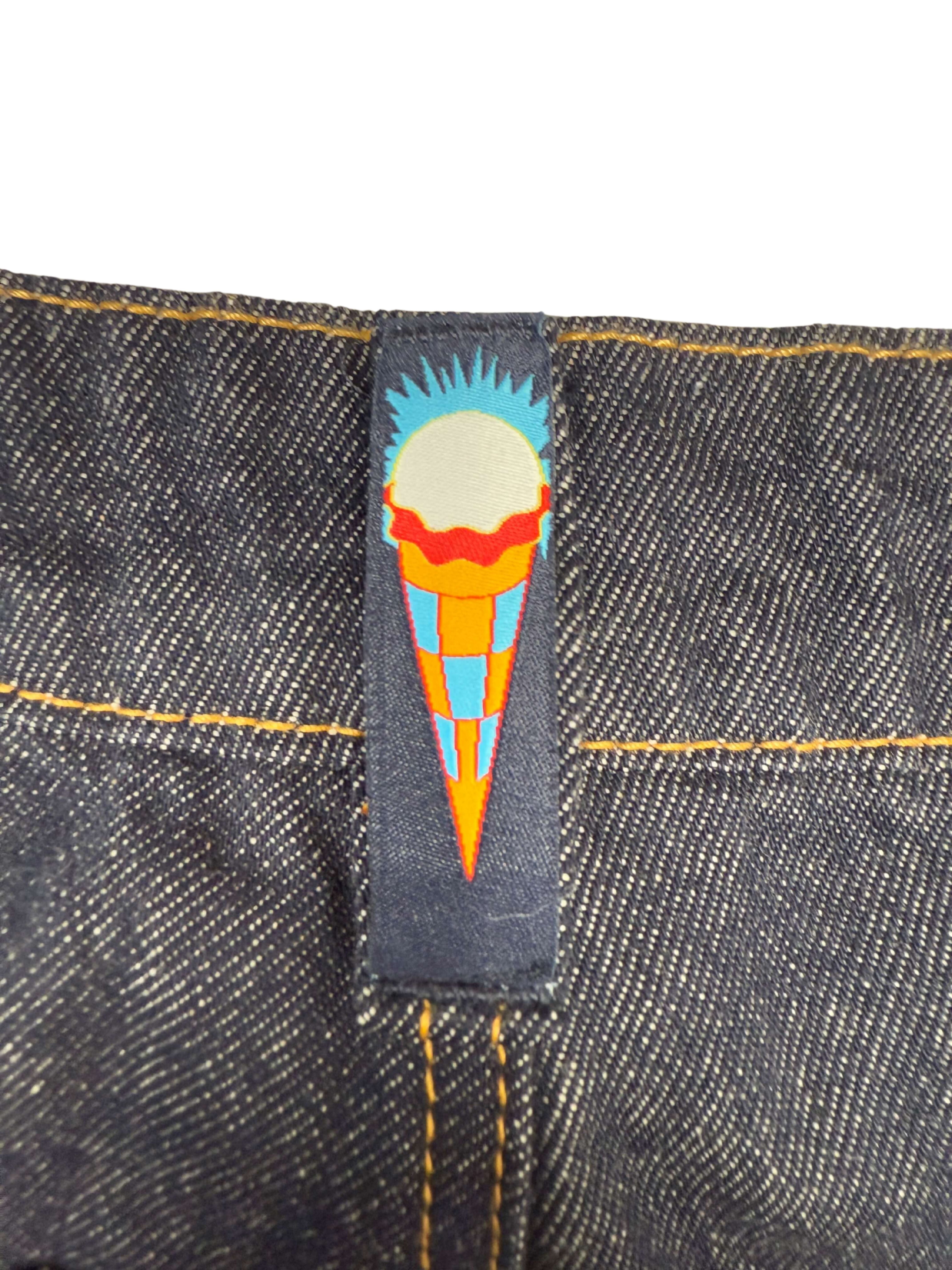 Billionaire Boys Club Ice Cream Tricolour Jeans - Blue/Grey Denim Billionaires Boys Club