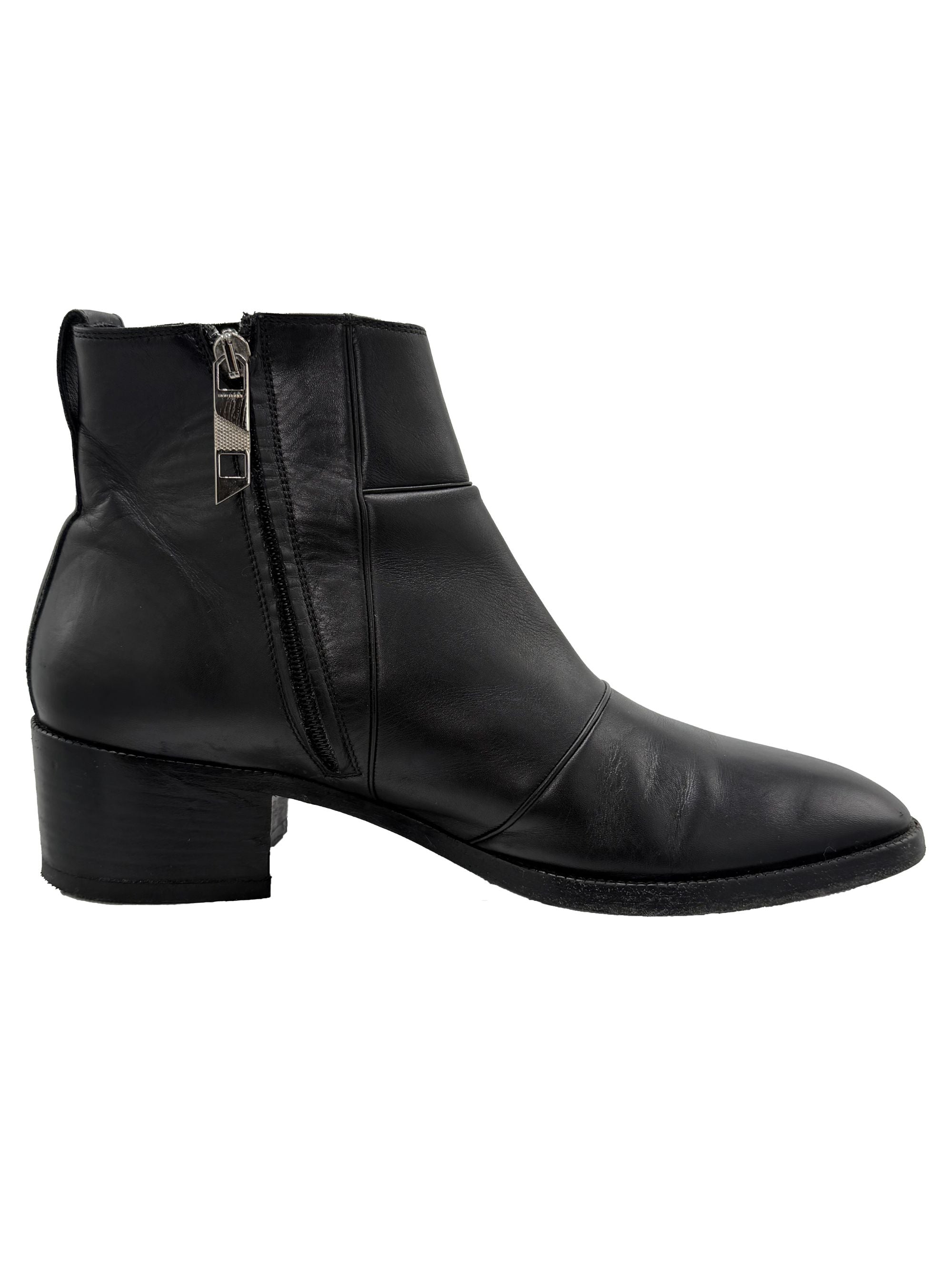 Dior Leather Boot - Black Dior