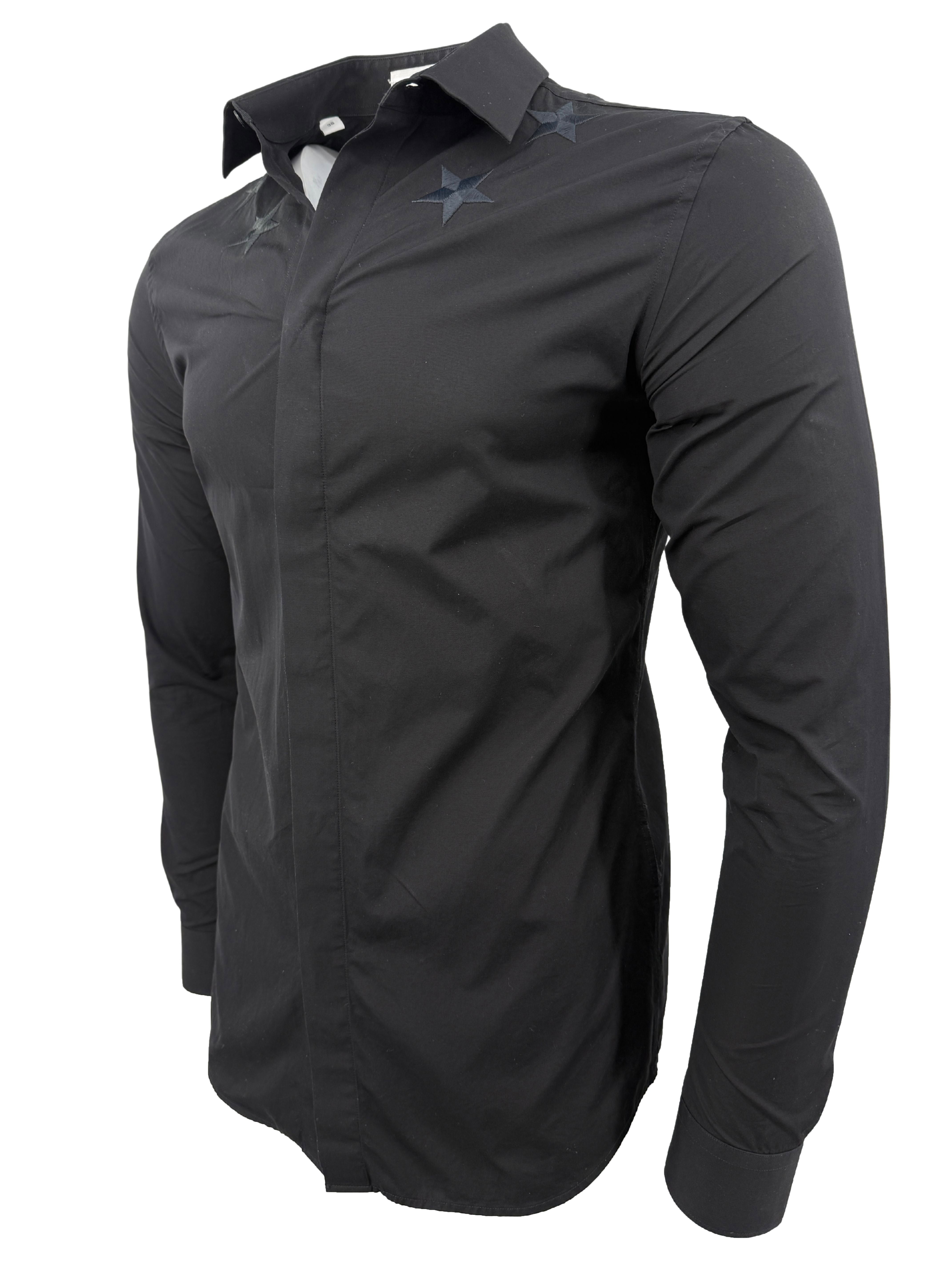 Givenchy Star Applique Shirt - Black