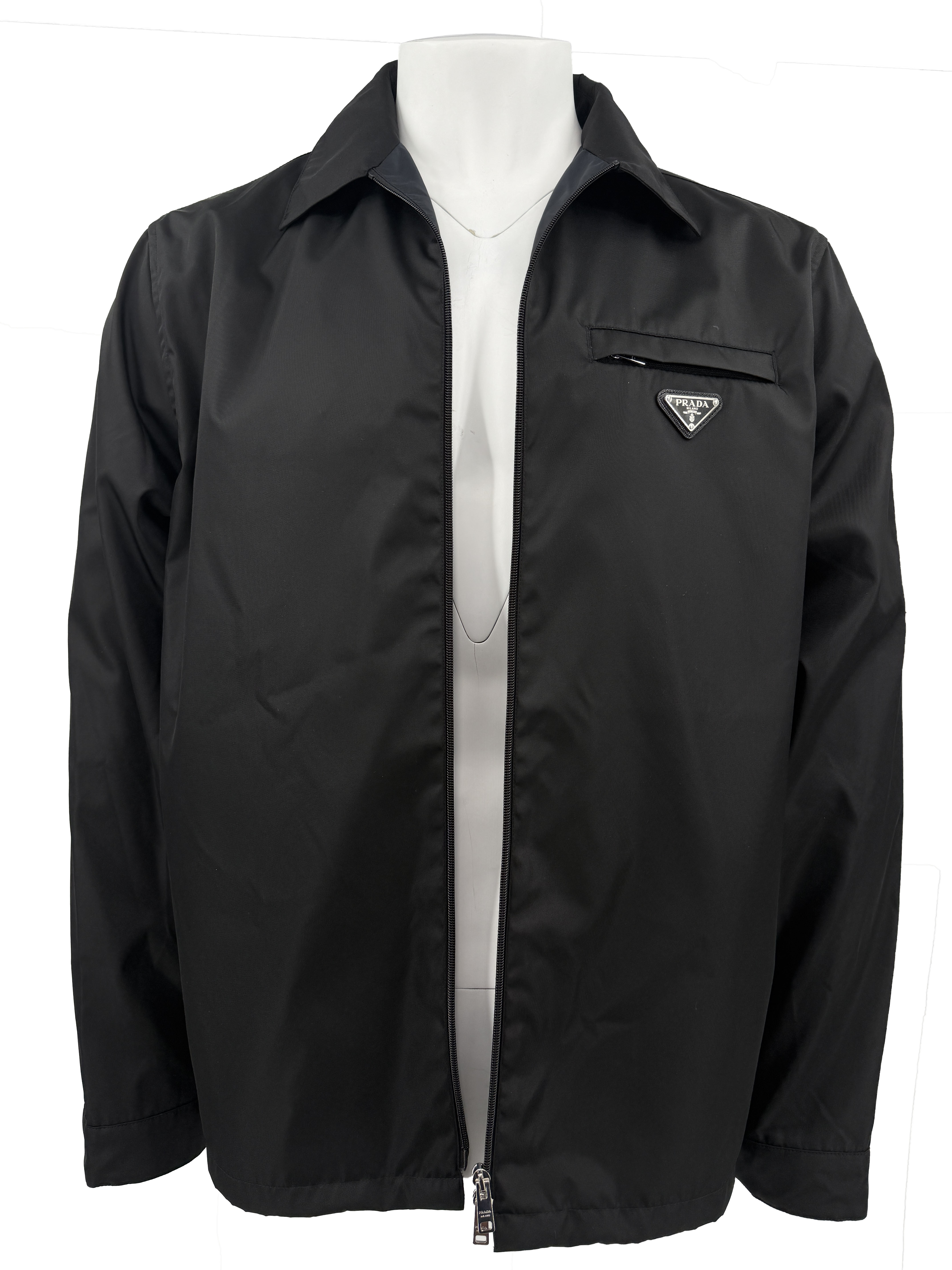 Prada Re-Nylon Blouson Jacket - Black Prada