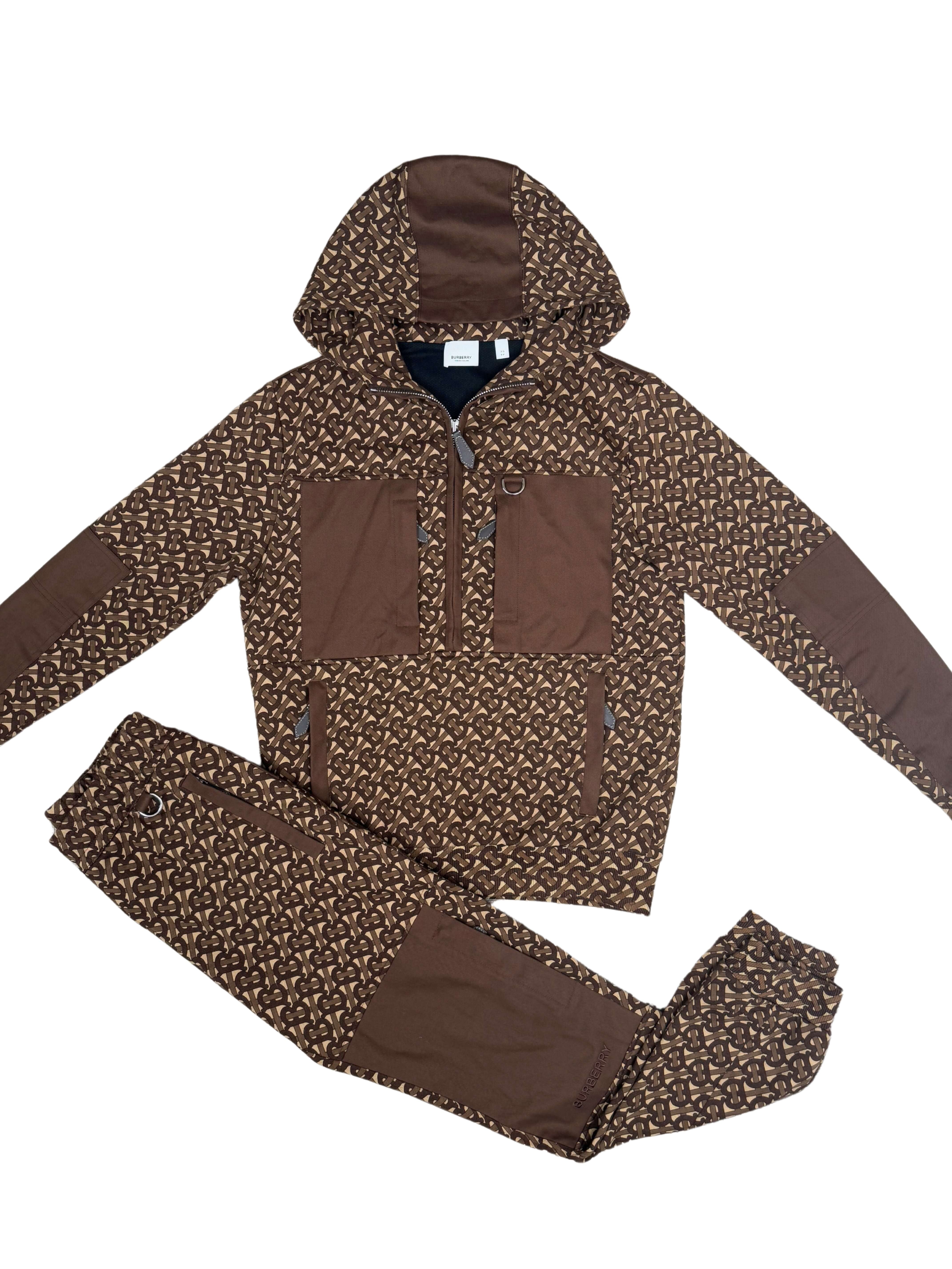 Burberry BB Monogram Tracksuit - Brown