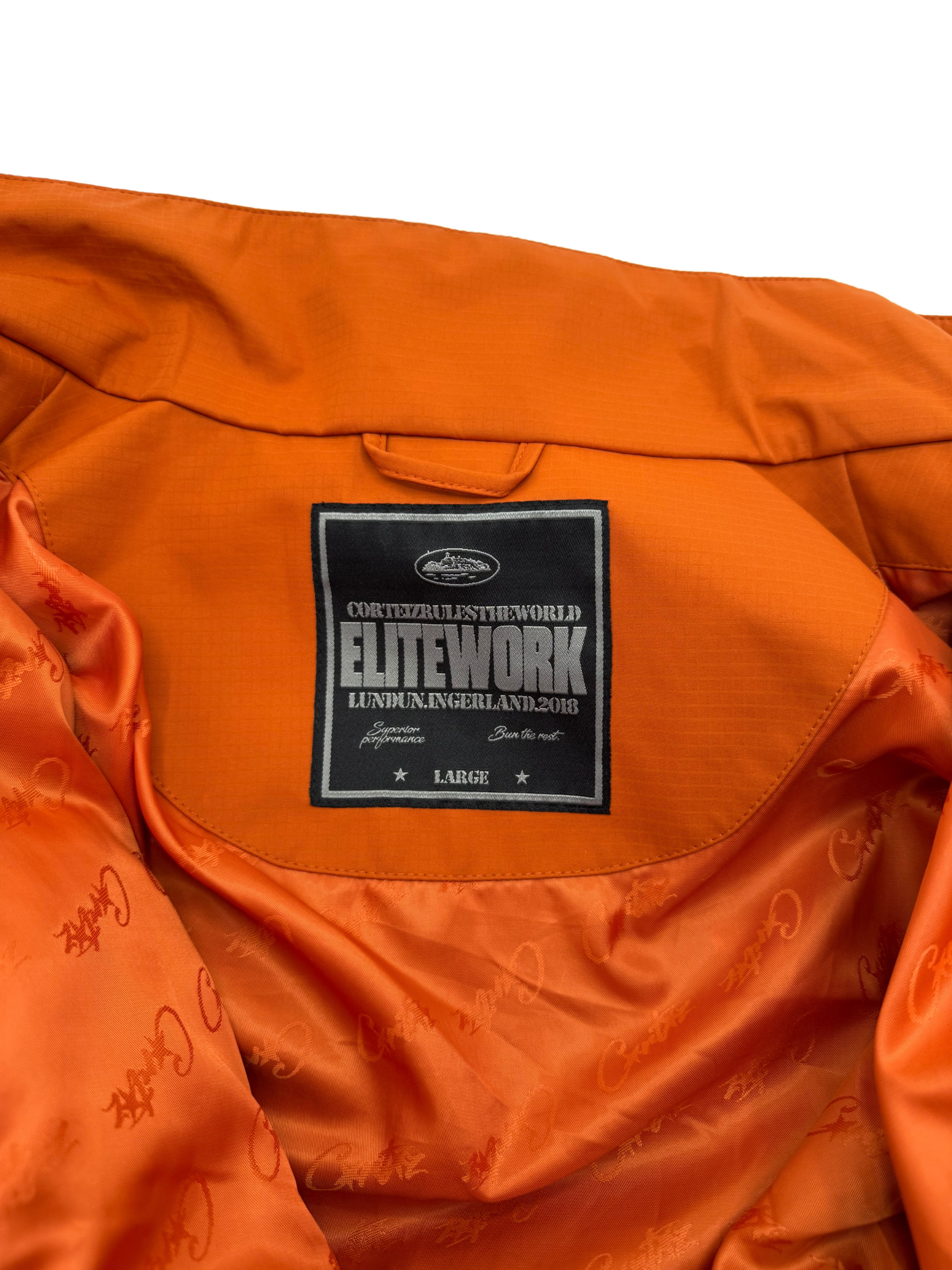 Corteiz Gutta Waterproof Jacket & Bottoms - Orange