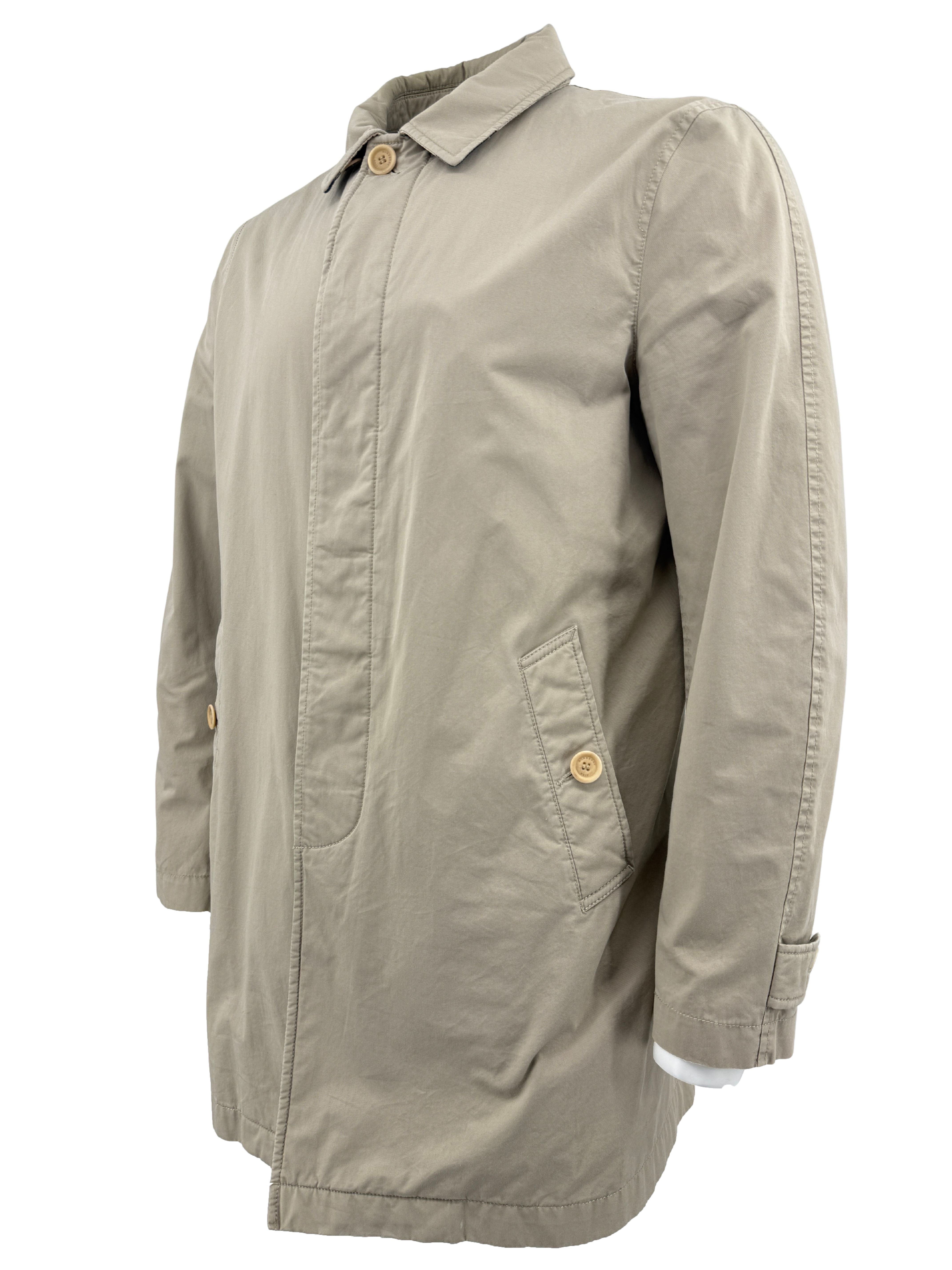 Burberry Check Trench Coat - Beige Burberry