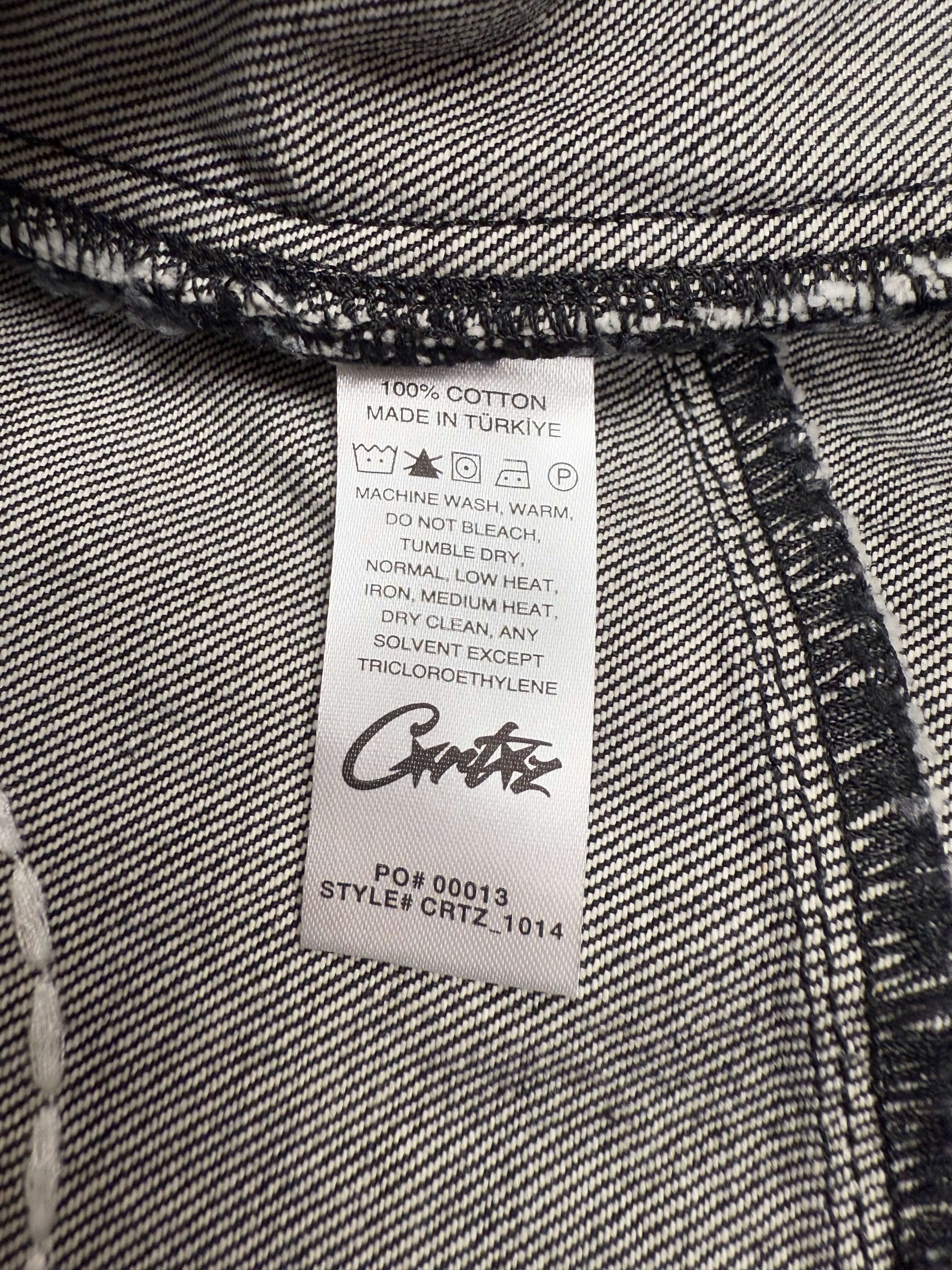 Corteiz C-Star Denim Jacket - Black Denim (Unused) Corteiz
