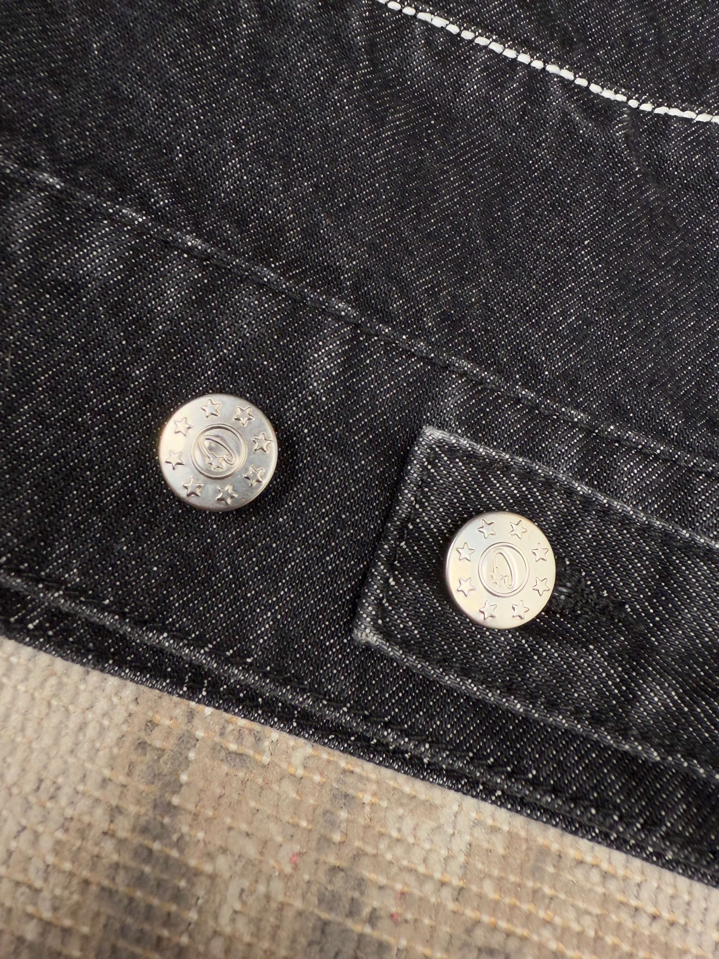 Corteiz C-Star Denim Jacket - Black Denim (Unused) Corteiz
