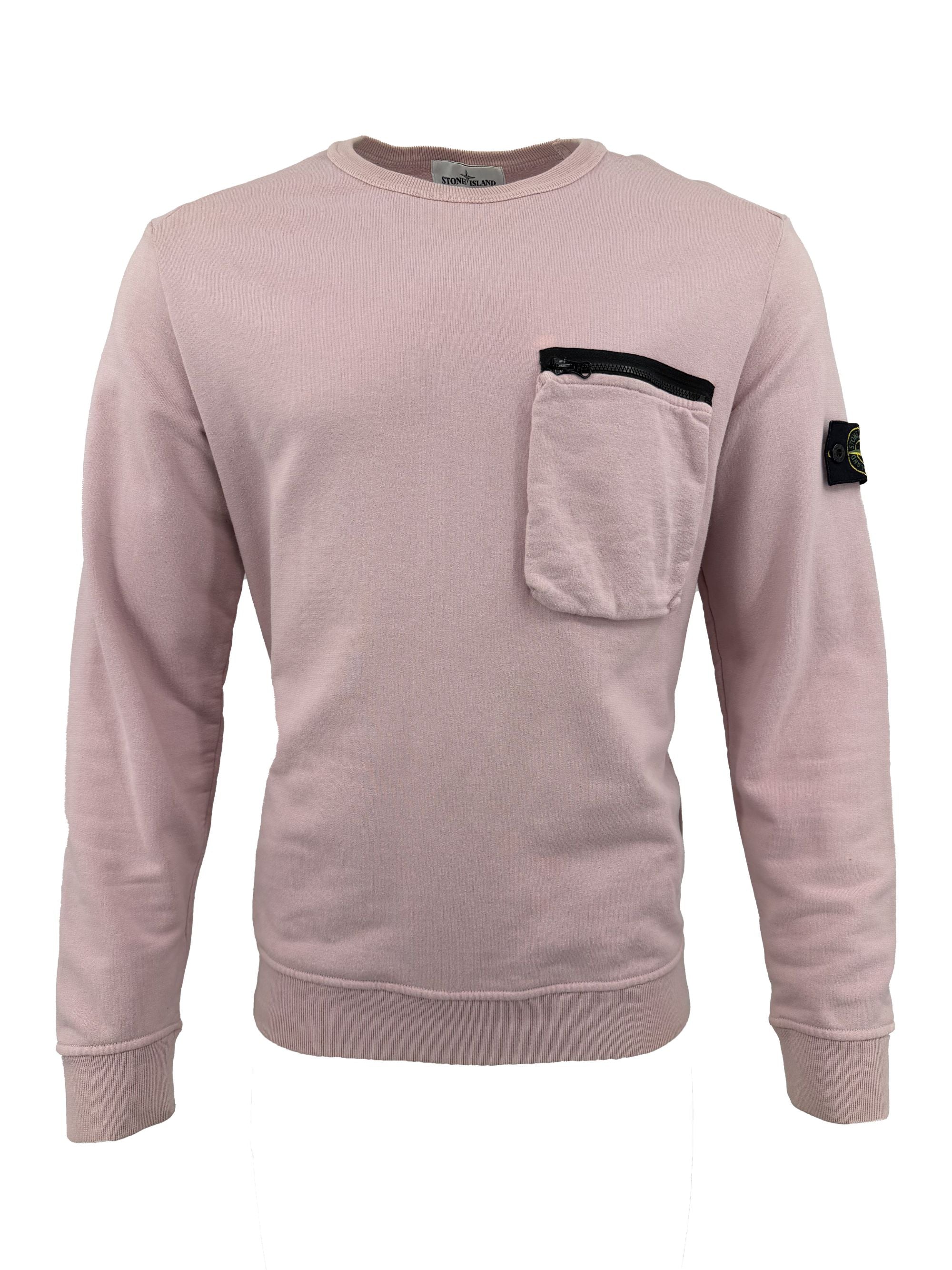Stone Island Pocket Detail Sweatshirt - Pink Stone Island